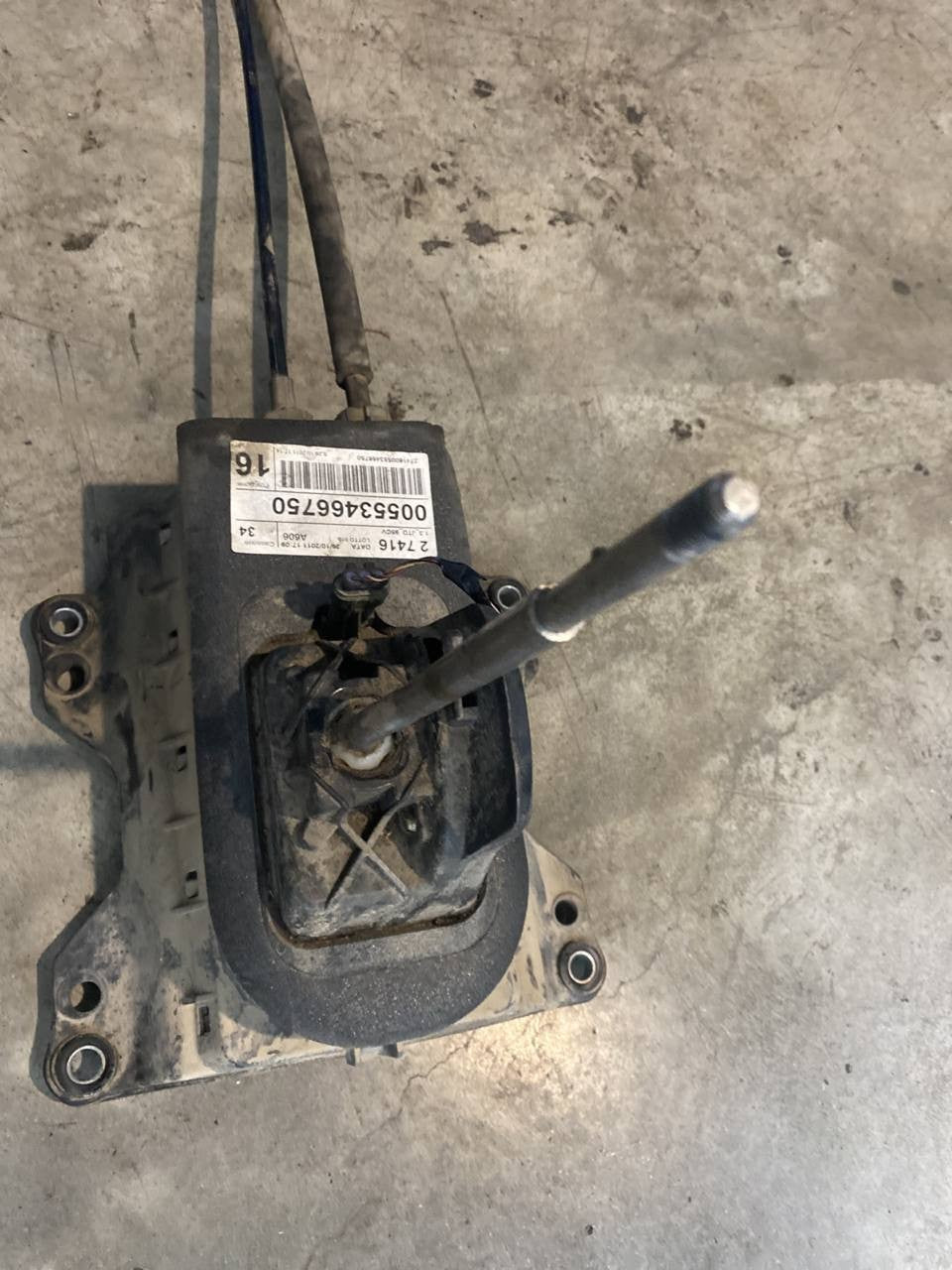 Leva del cambio Fiat Punto Evo 1.3 mjt cod: 00553466750 - BIBA-RICAMBI