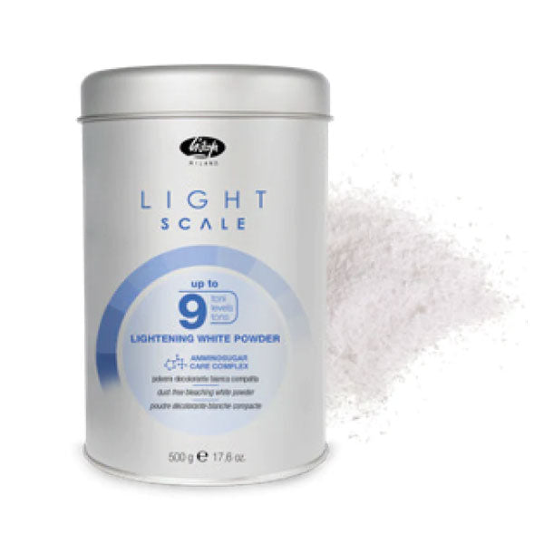 LISAP LIGHT SCALE 9TONI POLVERE DECOLORANTE BIANCA COMPATTA 500 - BIBA-RICAMBI