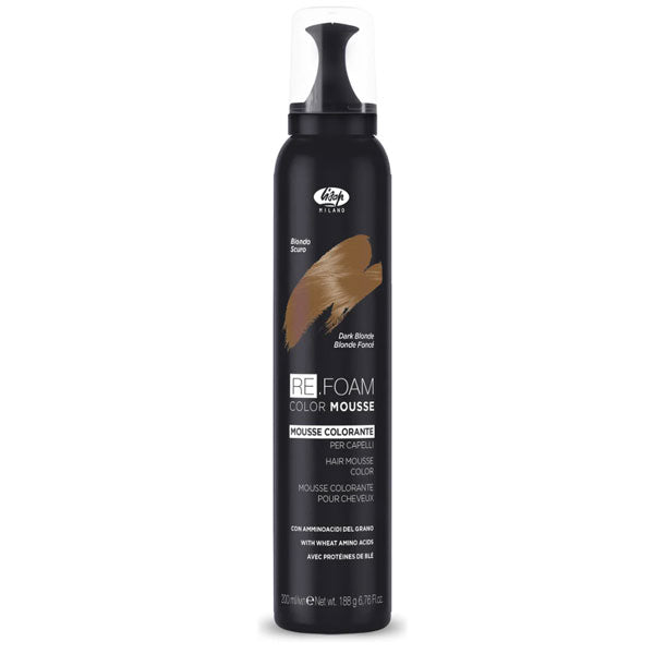 LISAP RE.FOAM MOUSSE COLORANTE CAPELLI BIONDO SCURO 200 ML