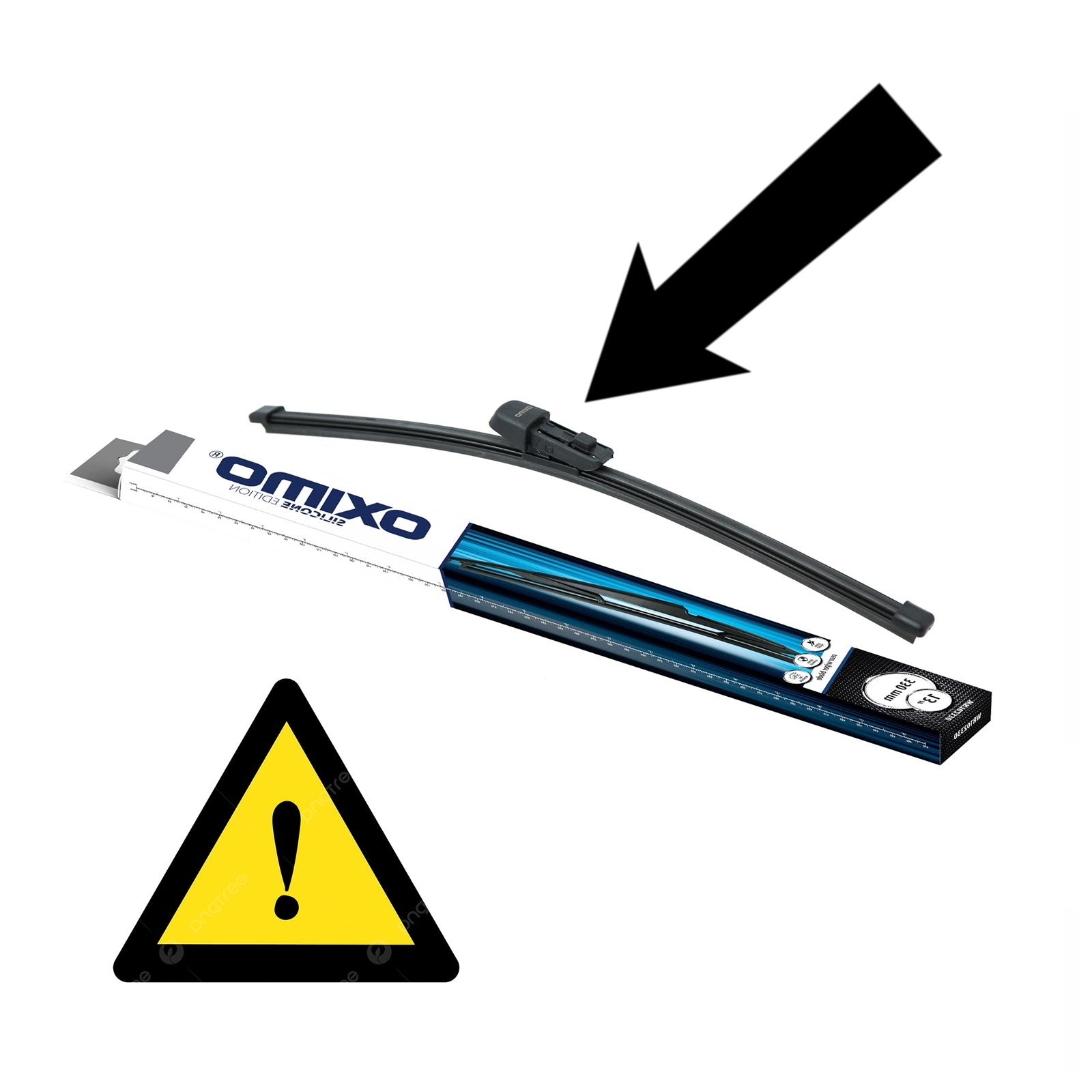Spazzola Lunotto Posteriore Adattabile Audi A3 III (8V) dal 2012> | Attacco AX1