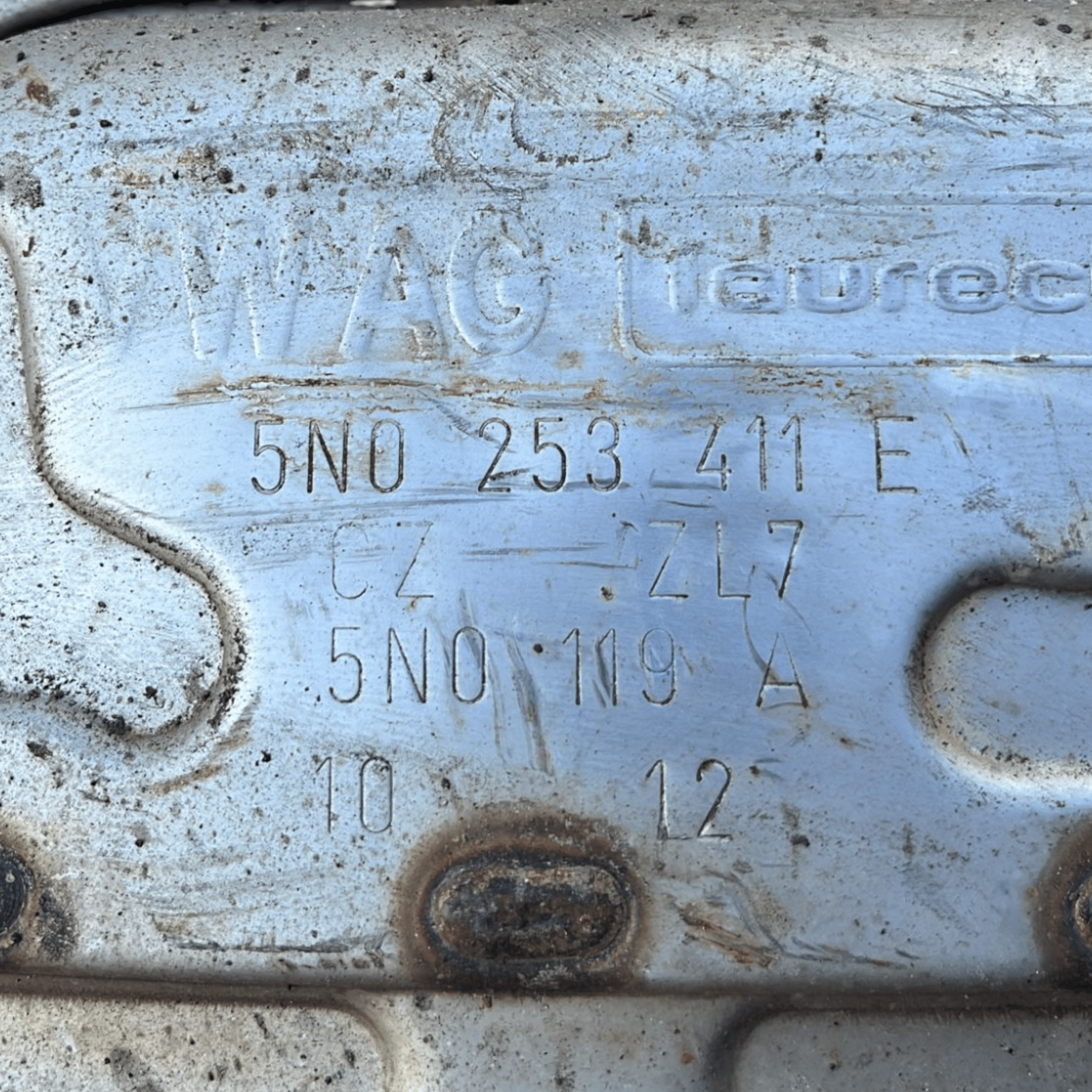 Marmitta / terminale di scarico Audi Q3 8U / Tiguan 5N 2.0 diesel cod.5N0253411E(2011-2018)