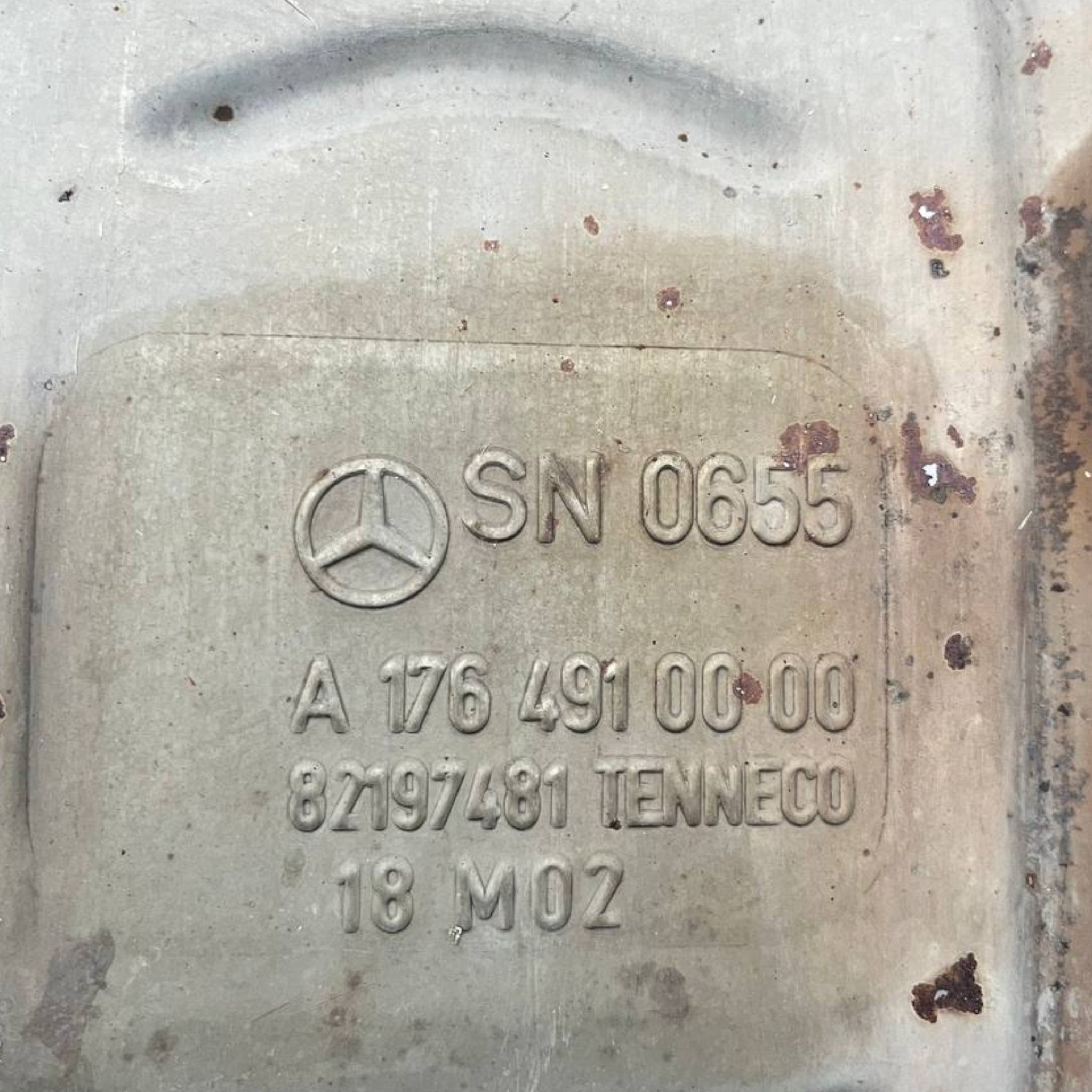 Marmitta/Terminale/Linea Di Scarico Mercedes-Benz Classe A W176 1.6 benzina cod.A1764910000 (2012-2018)
