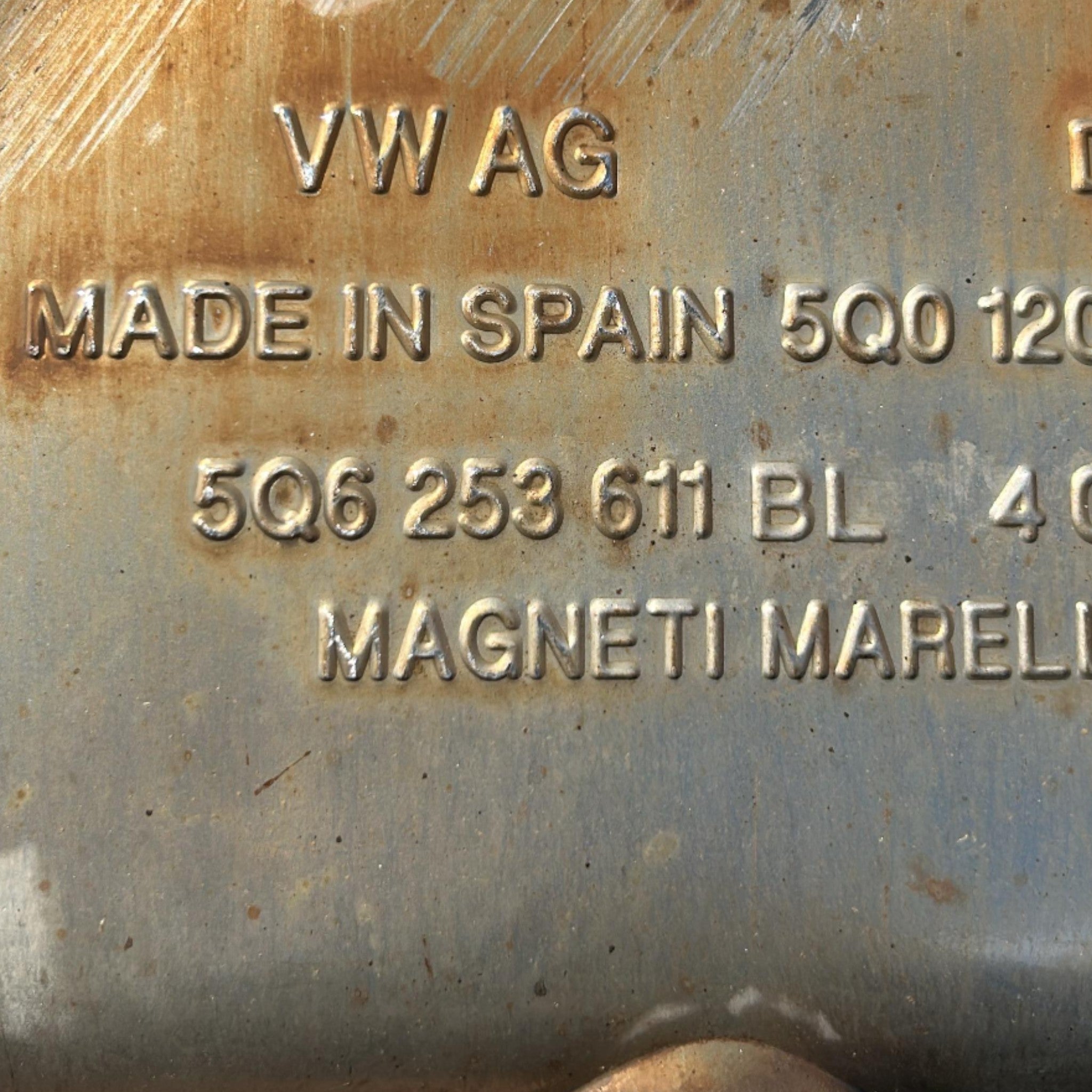 Marmitta / Terminale Di Scarico silenziatore Seat Leon III cod.5Q6253611BL 2.0 Diesel (2013 > 2019) Linea Di Scarico