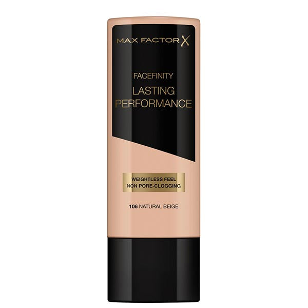MAX FACTOR LASTING PERFORMANCE FONDOTINTA NATURAL BEIGE 106 - BIBA-RICAMBI