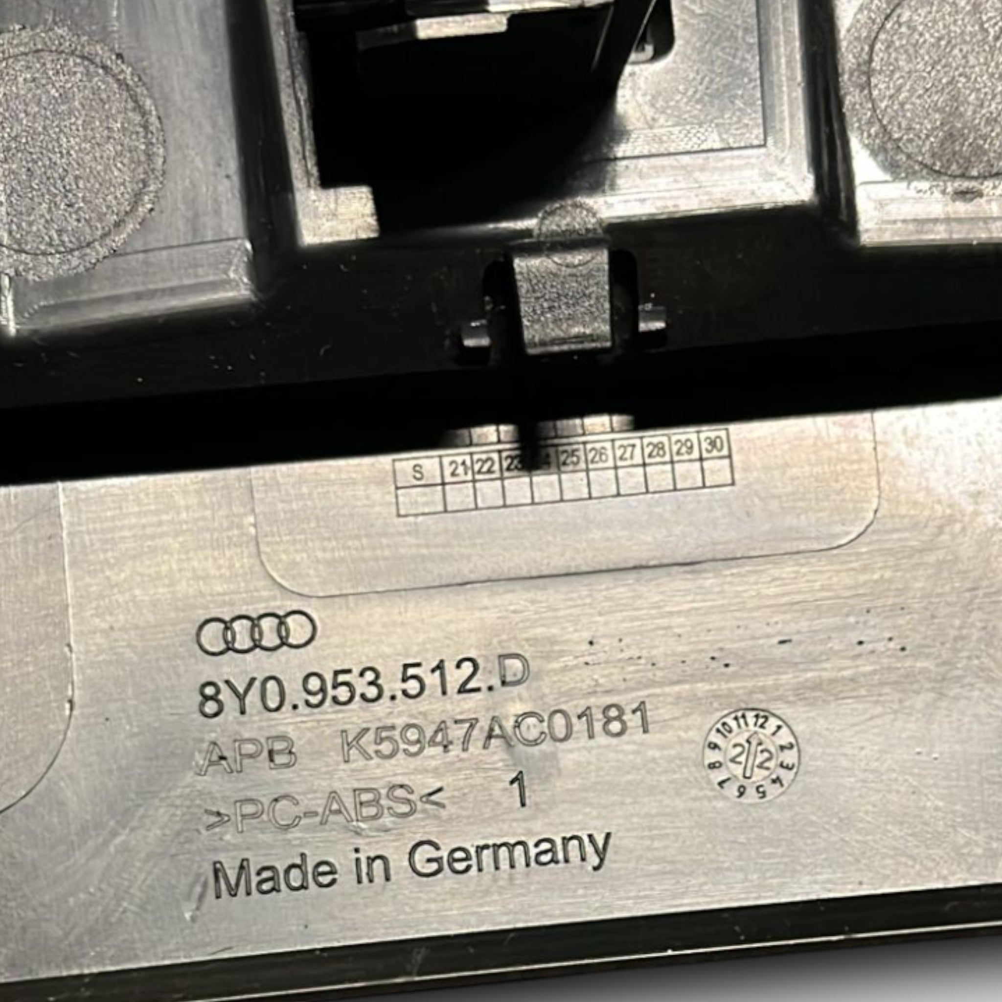 Modanatura Copri Piantone Sterzo Audi A3 8Y cod:8Y0953512D (2020 >)