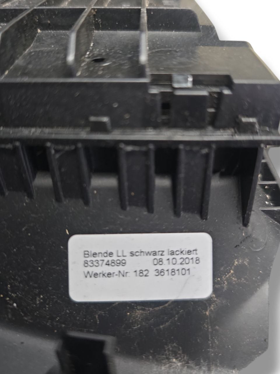 MODANATURA INTERNA TUNNEL CENTRALE BMW SERIE 1 F20 (2011-2019) Cod : 83374899