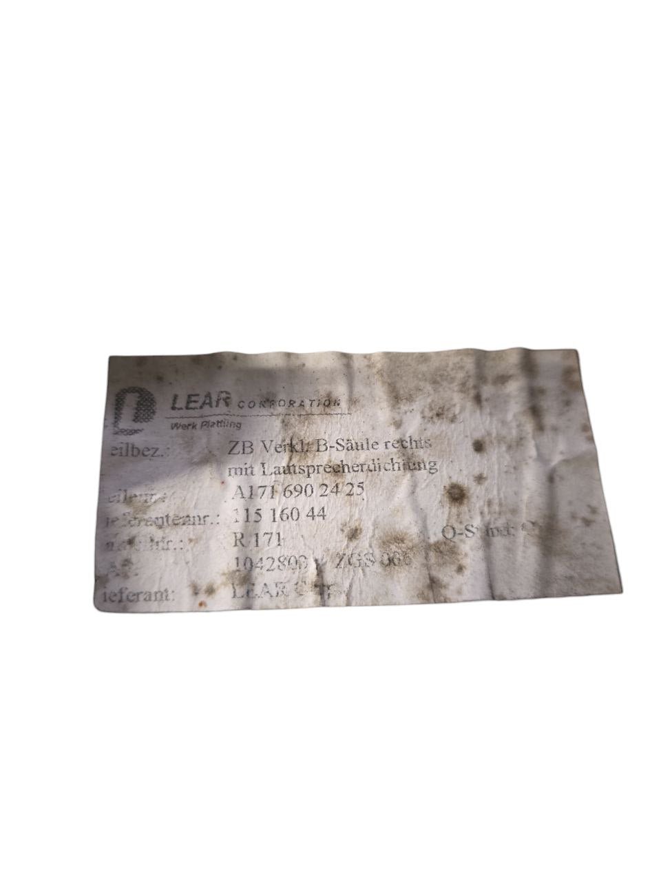 MODANATURA PIANTONE SINISTRO MERCEDES-BENZ SLK R171 (2004-2011) Cod : A1716902425