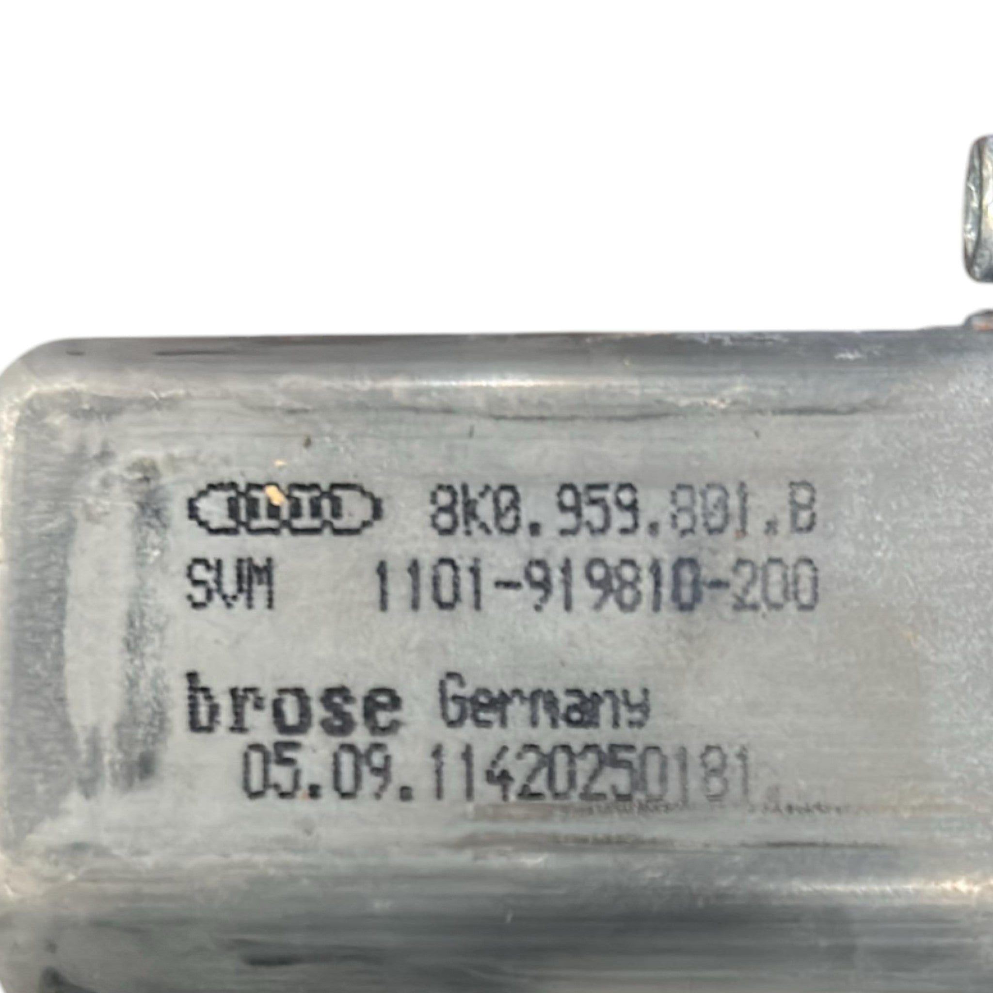 Motorino Alzavetro Anteriore Sinistro Audi Q5 (8R) cod.8K0959801B (2008 > 2017)