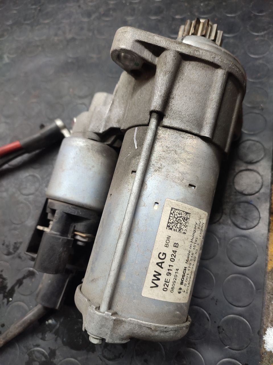 Motorino avviamento Audi S3 2.0 tfsi ( 8v1 - 2016 ) cod 02e911024b