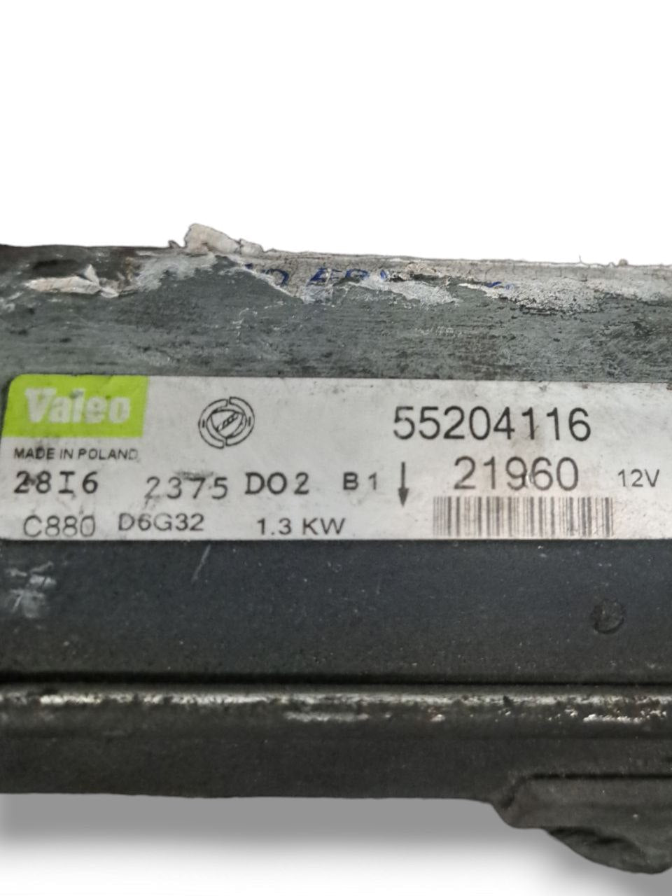 Motorino Avviamento Fiat Grande Punto 1.3 Diesel (2004-2012) COD:55204116
