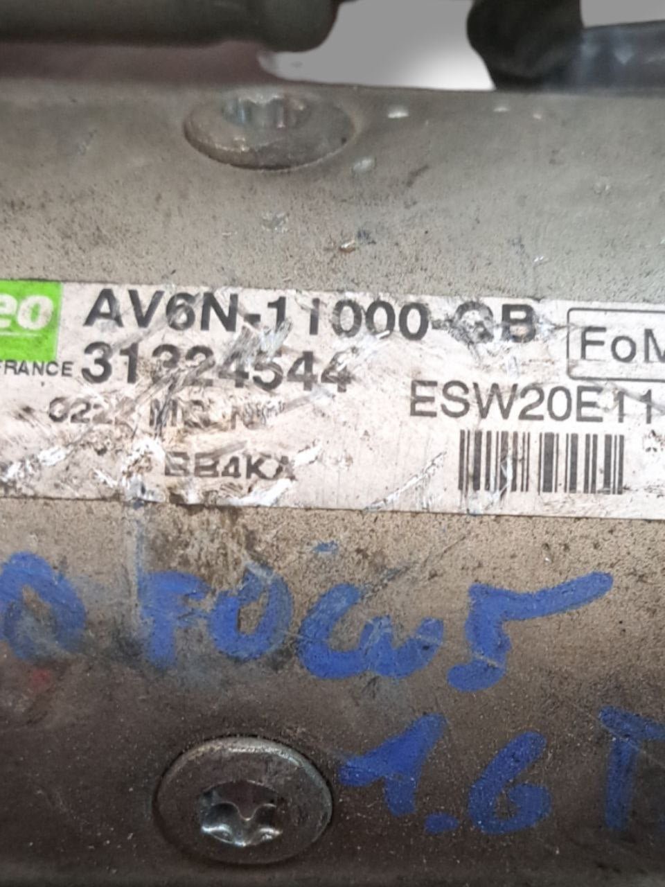 Motorino Avviamento Ford Focus 1.6 Diesel (2011-2014) COD:AV6N-11000-GB