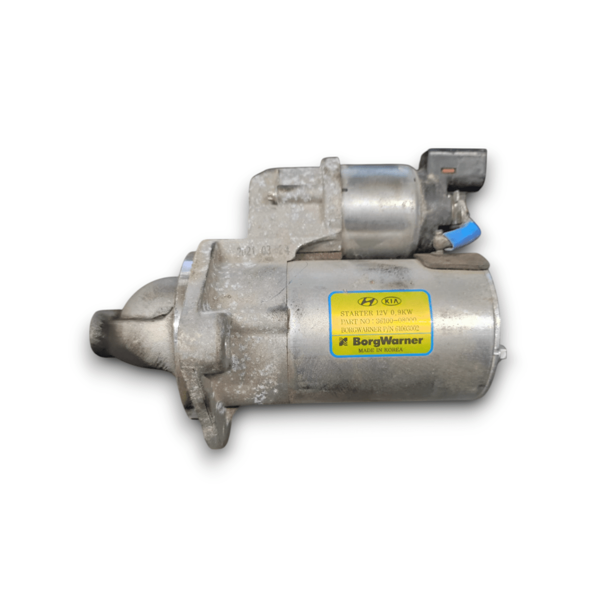 Motorino avviamento hyundai bayon 1.0 benzina / hybrid cod: 3610008000 (2021-)