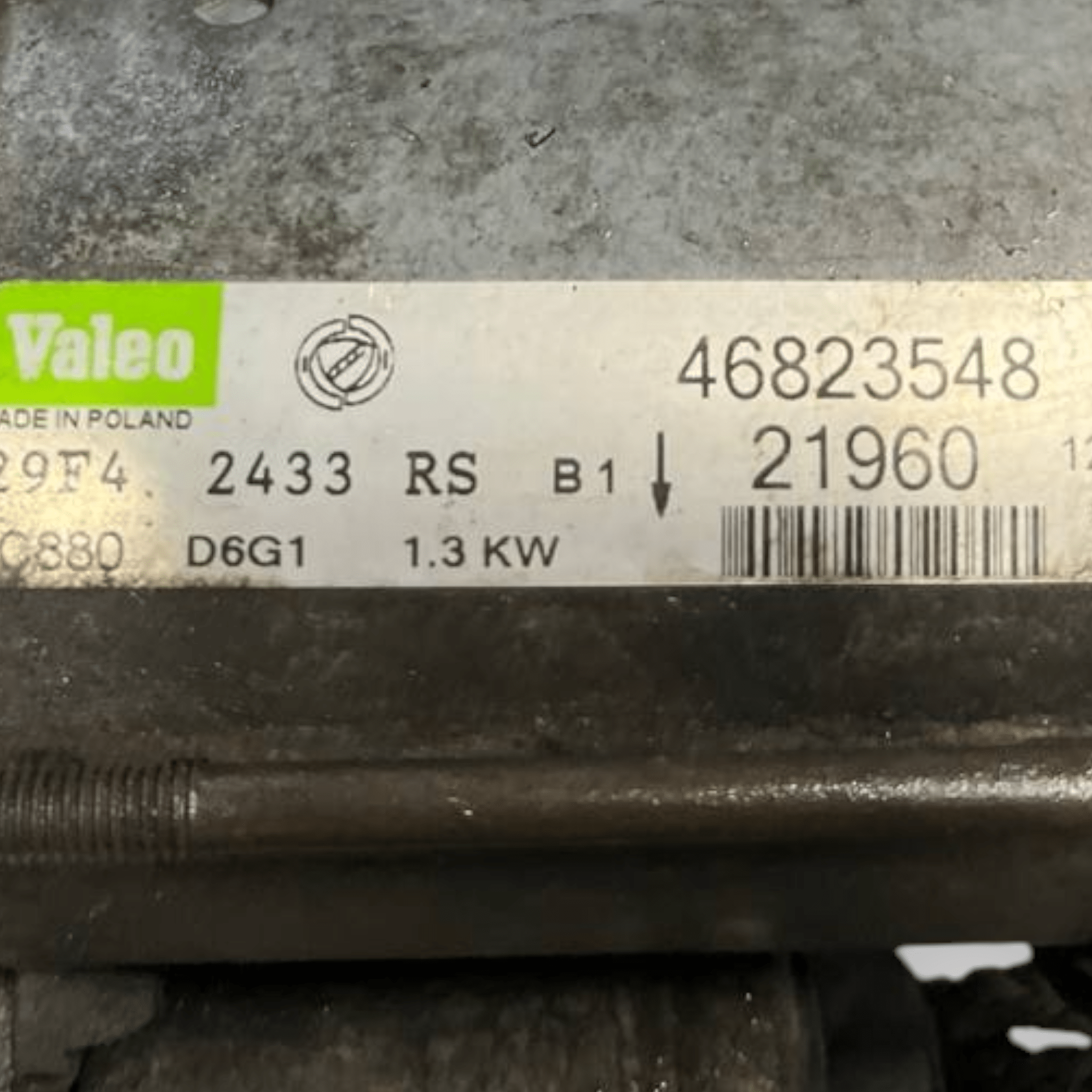 Motorino Avviamento Lancia Ypsilon I 1.3 Diesel (2003 al 2011) cod: 46823548