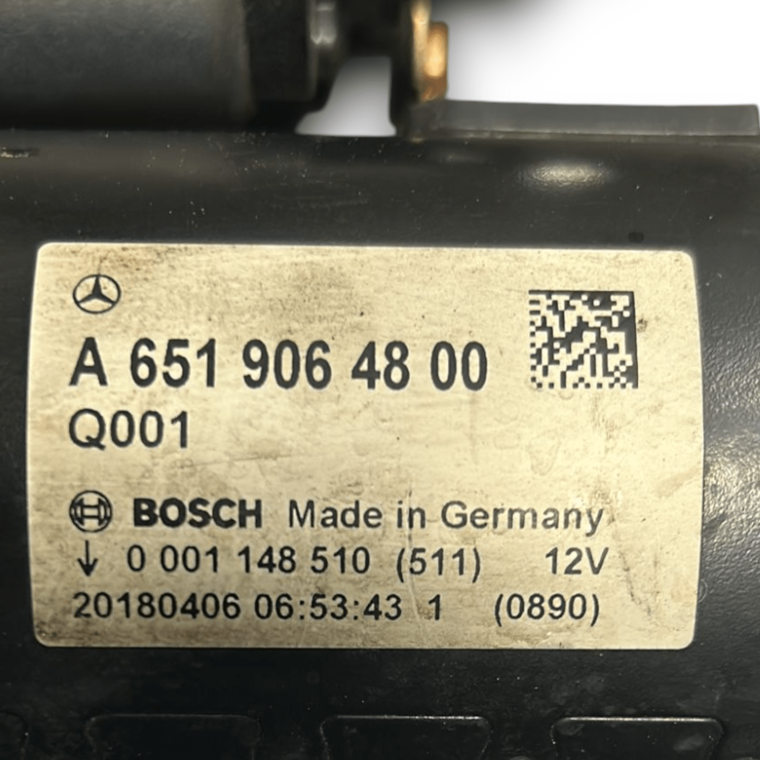 Motorino Avviamento Mercedes Benz GLC 2.2 Diesel cod:A6519064800 (2015 > 2022)
