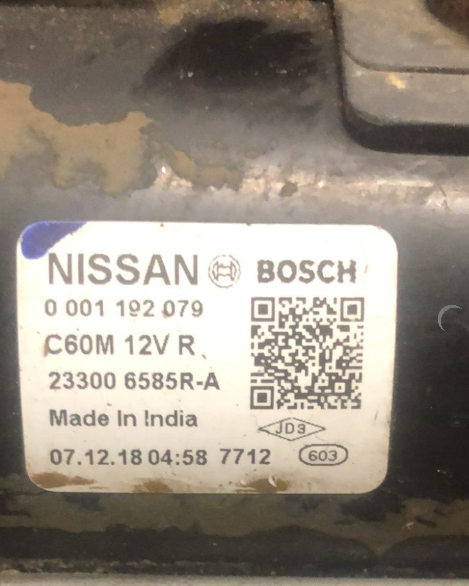 Motorino Avviamento Nissan Micra K14 1.0 Benzina (2017 > 2023) cod:0001192079