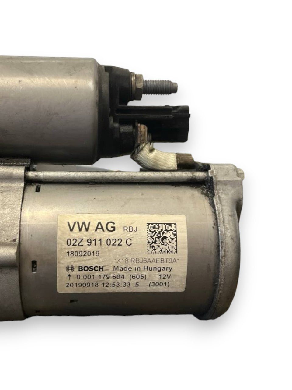 Motorino Avviamento Seat Ibiza V KJ1 / Volkswagen T-Roc 1.0 tgi (2020) cod: 02Z911022C / 0001179604