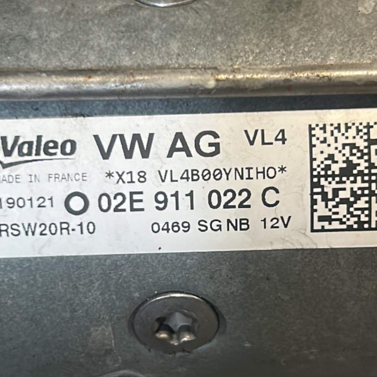 Motorino Avviamento Volkswagen Tiguan (AD) cod.02E911022C 2.0 Diesel (2016 > 2024)