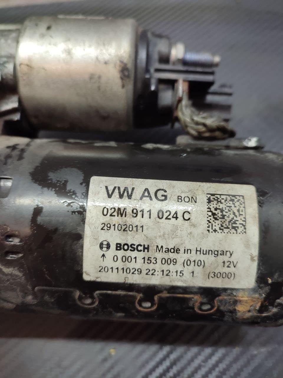 Motorino avviamento Volkswagen Tiguan II cod 02m911024c - BIBA-RICAMBI