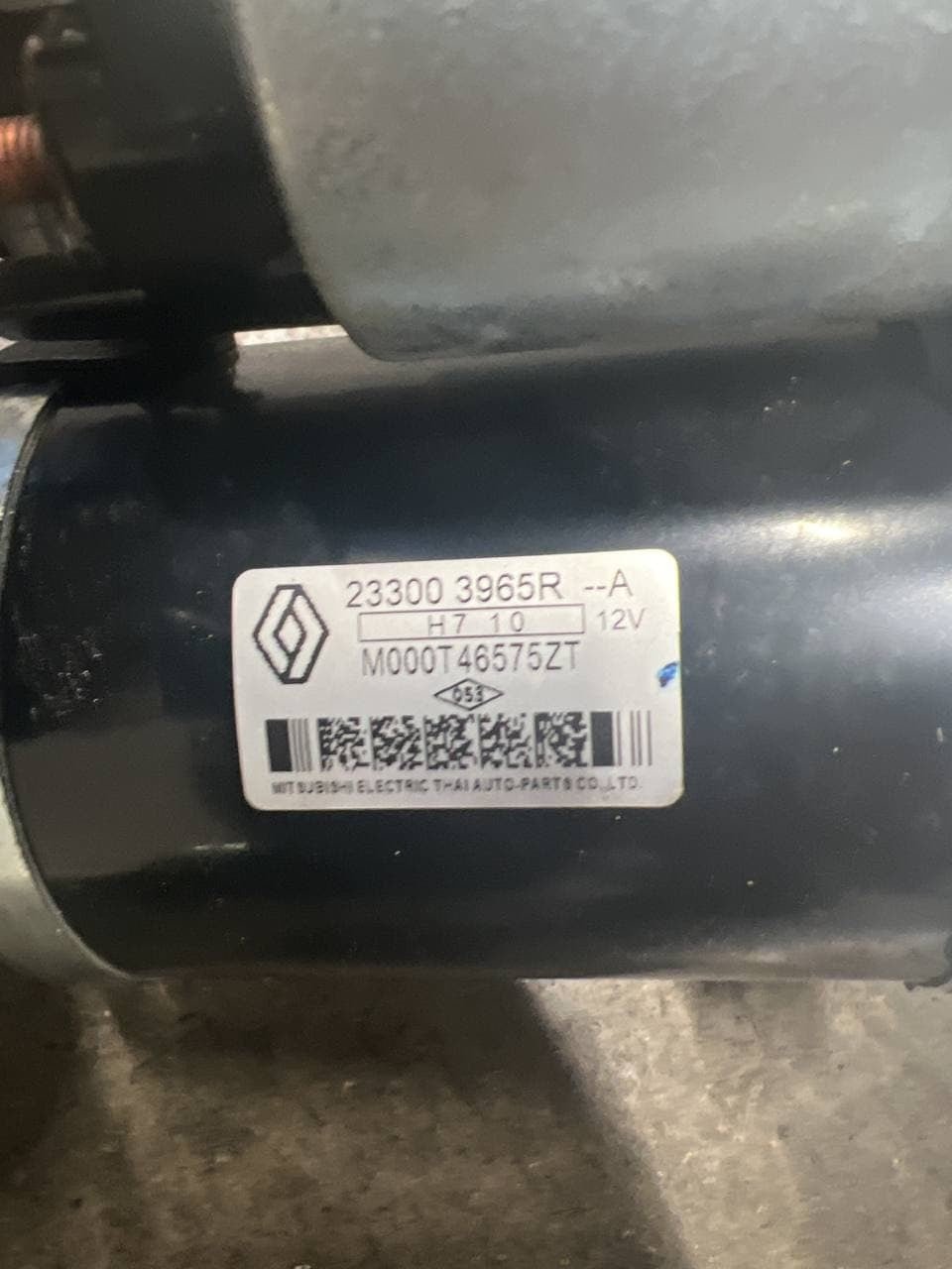 Motorino d'avviamento Nissan Micra mk5 0.9 tce 90 cv codice 23300 3965r - BIBA-RICAMBI