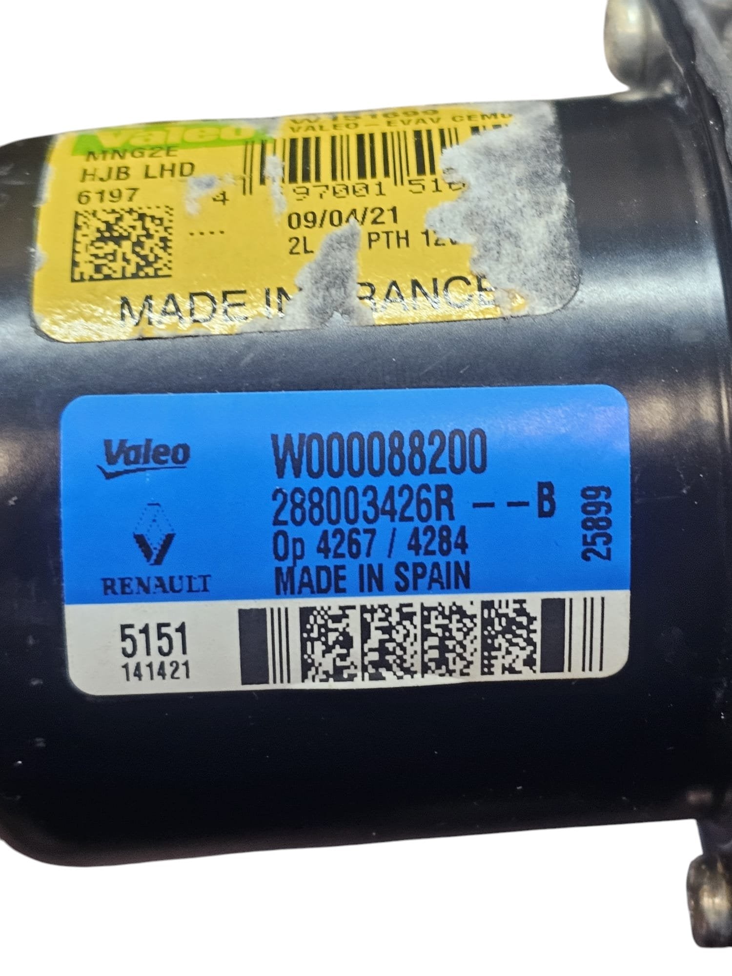 Motorino Tergicristalli Anteriore Renault Captur II (2019->) Cod:288003426R
