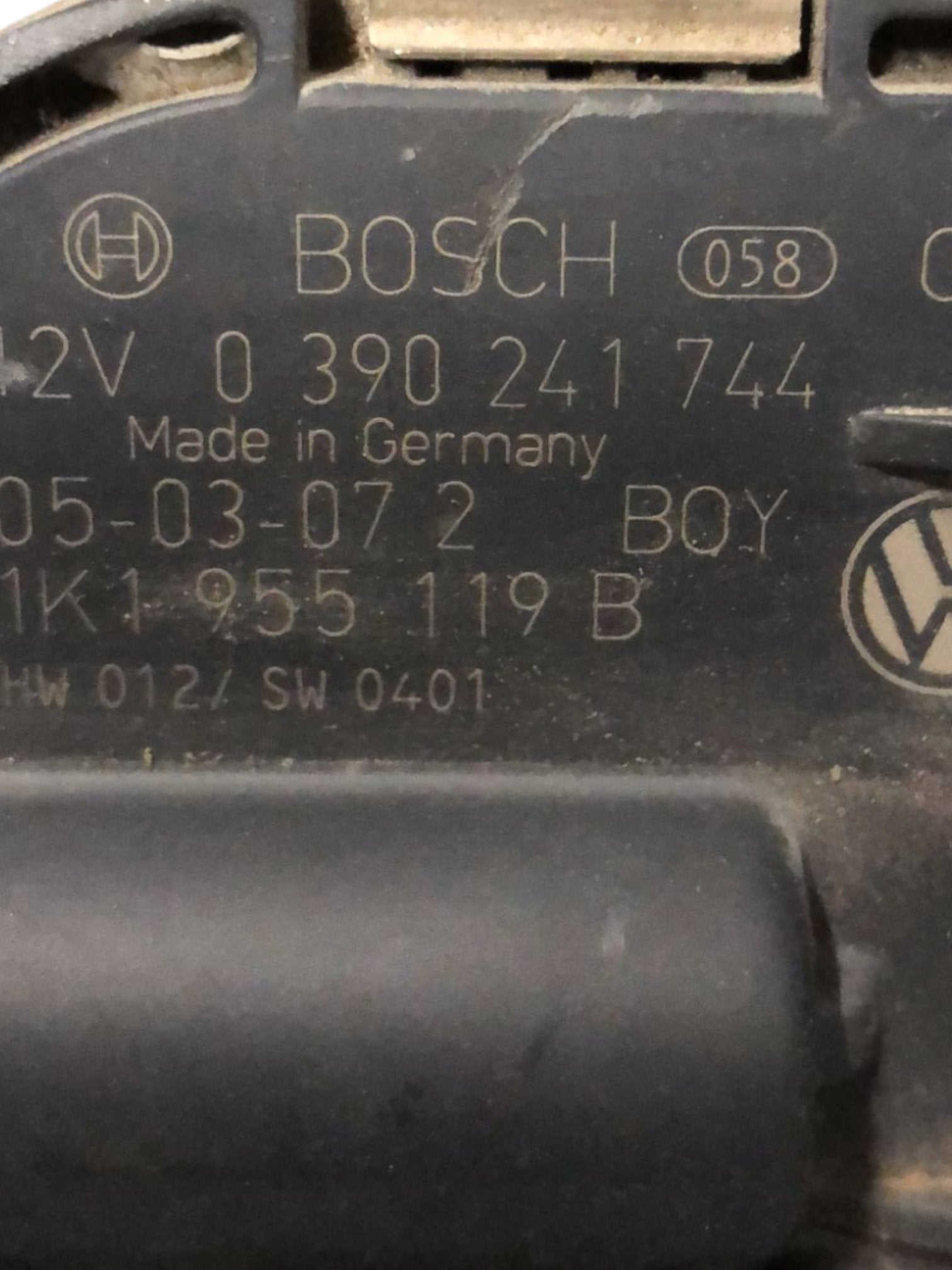 Motorino Tergicristalli Anteriore Volkswagen Golf V (2003 > 2008) cod:0390241744