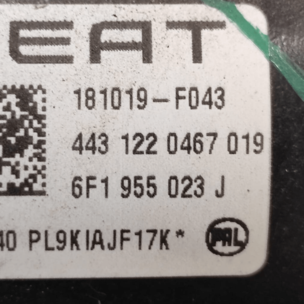 Motorino tergicristallo anteriore seat arona cod: 6f1955023j (2017-)