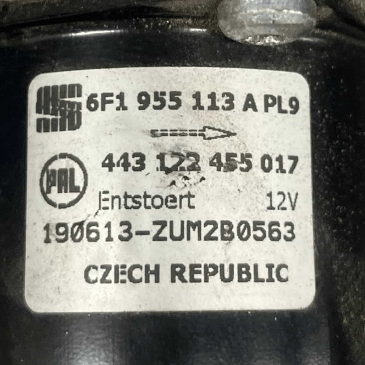 Motorino Tergicristallo anteriore Seat Ibiza V (2017 -) cod: 6F1955113A
