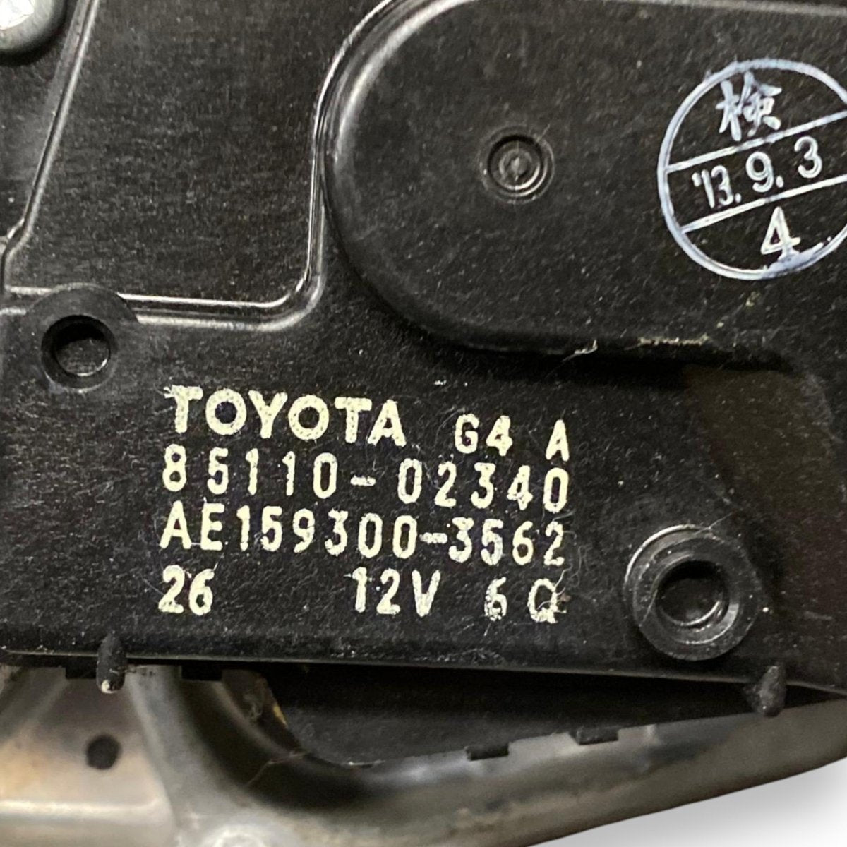 Motorino tergicristallo anteriore Toyota Auris (2012-2018) Cod: 85110-02340