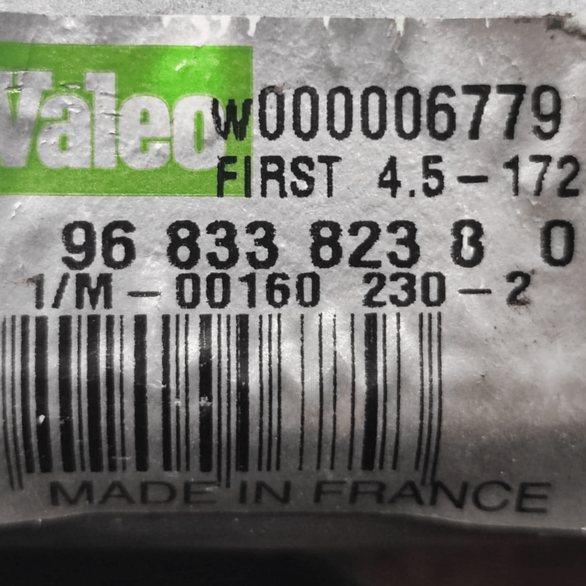 Motorino tergilunotto citroen c3 ii serie cod: 968338238 (2009-2016)