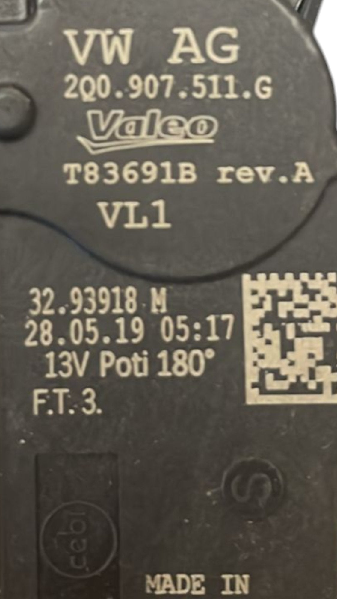 Motorino Ventola Abitacolo Volkswagen Golf VII cod:2Q0907511G (2012 > 2019)