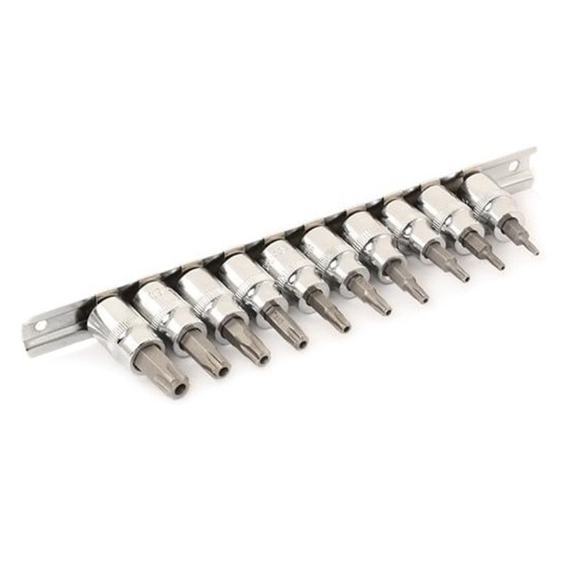 Serie 9 Chiavi A Bussola Maschio Torx Con Foro Attacco 1/4'' | 3/8'' BIBA-RICAMBI