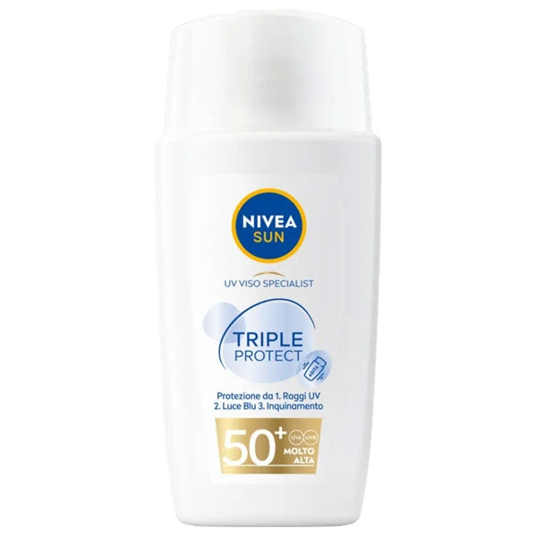 NIVEA SUN TRIPLE PROTECT CON ACIDO IALURONICO SPF 50+ 40 ML