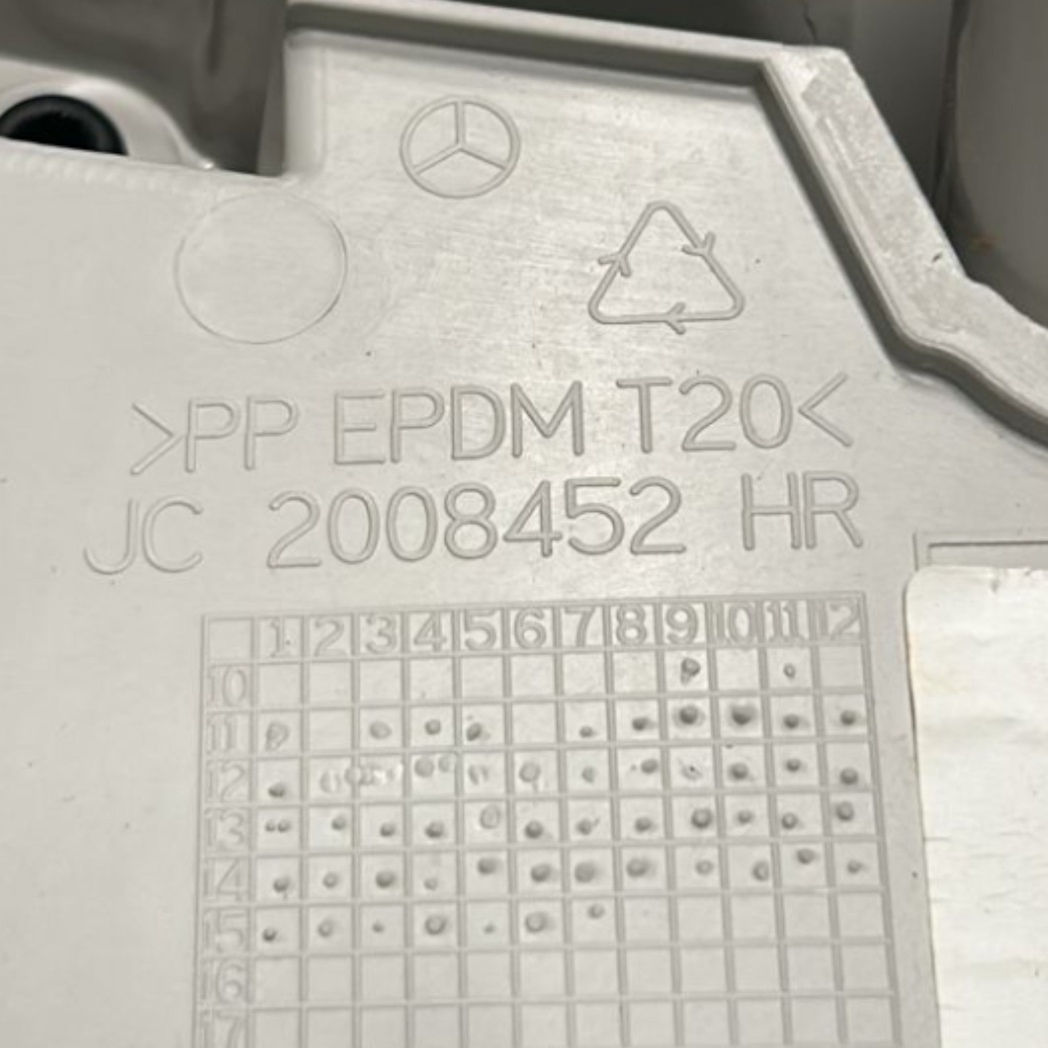 Pannello Porta Interno Posteriore Destro Mercedes Benz Classe B (W246) cod.2008452 (2011 > 2018) cod.2008392
