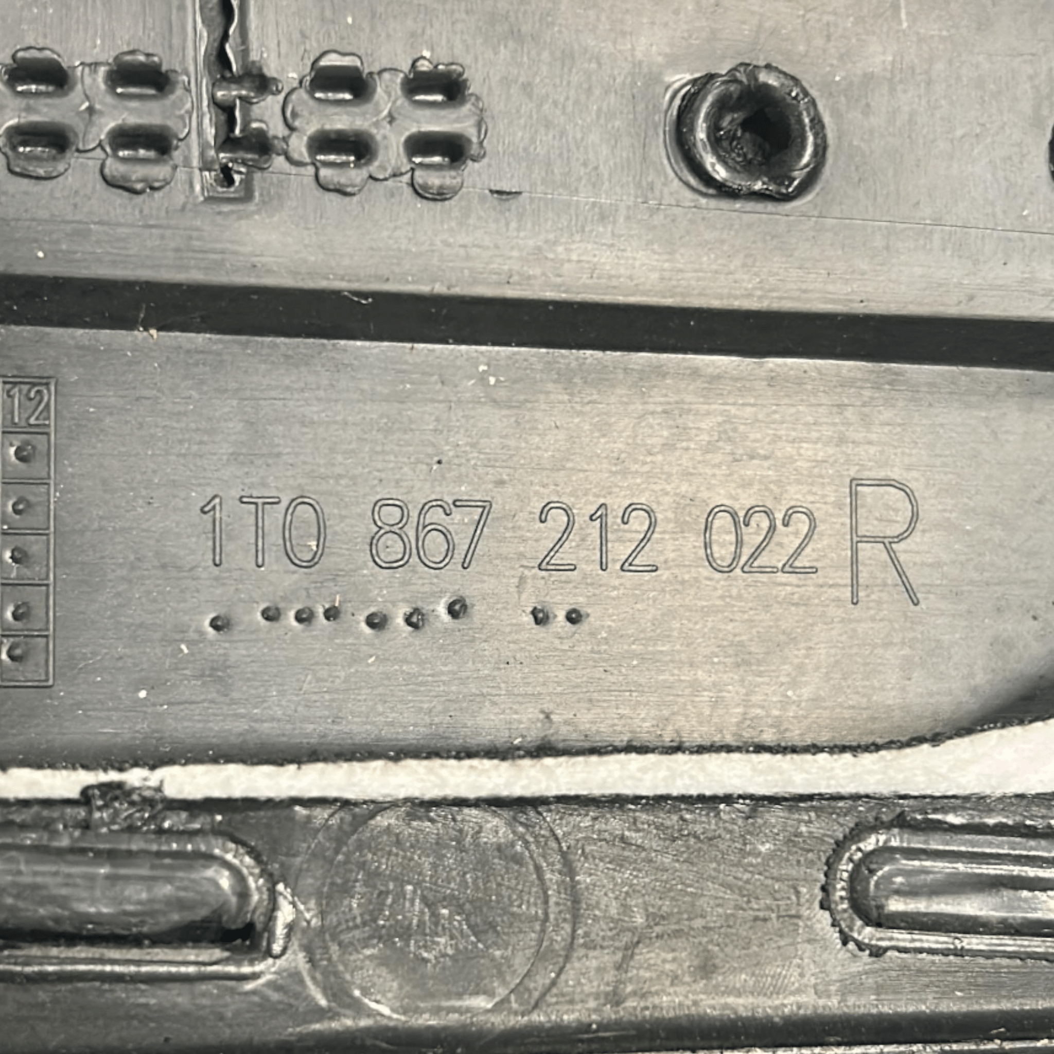 Pannello Porta Interno Posteriore Destro Volkswagen Touran (1T) cod.1T0867212 (2003 > 2015)