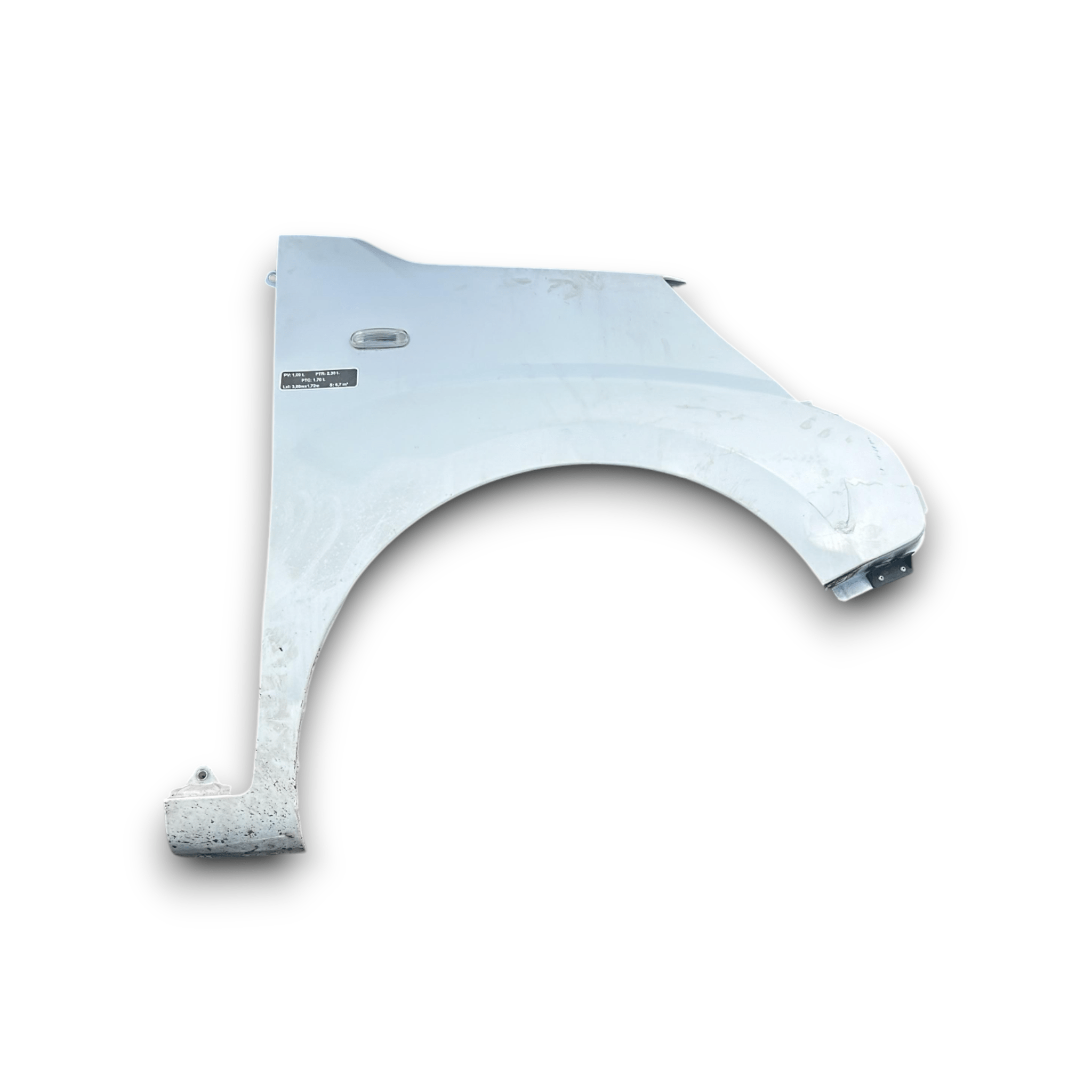 Parafango Anteriore Destro Bianco Peugeot Bipper (2007 > 2016)
