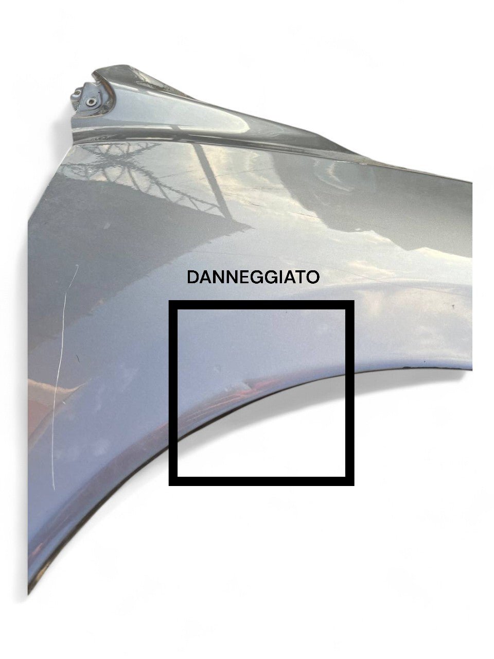 Parafango anteriore destro grigio Nissan Pulsar (2014-2018)