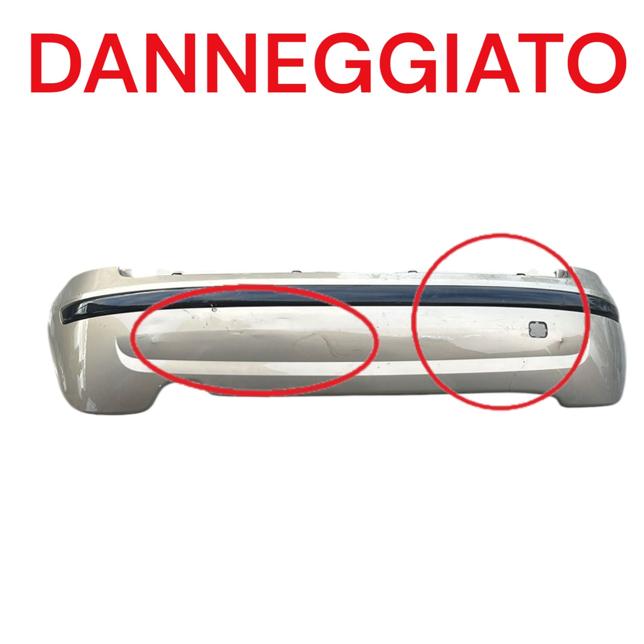 Paraurti Posteriore Marroncino 695a Fiat Panda (169) (2003 >2012)