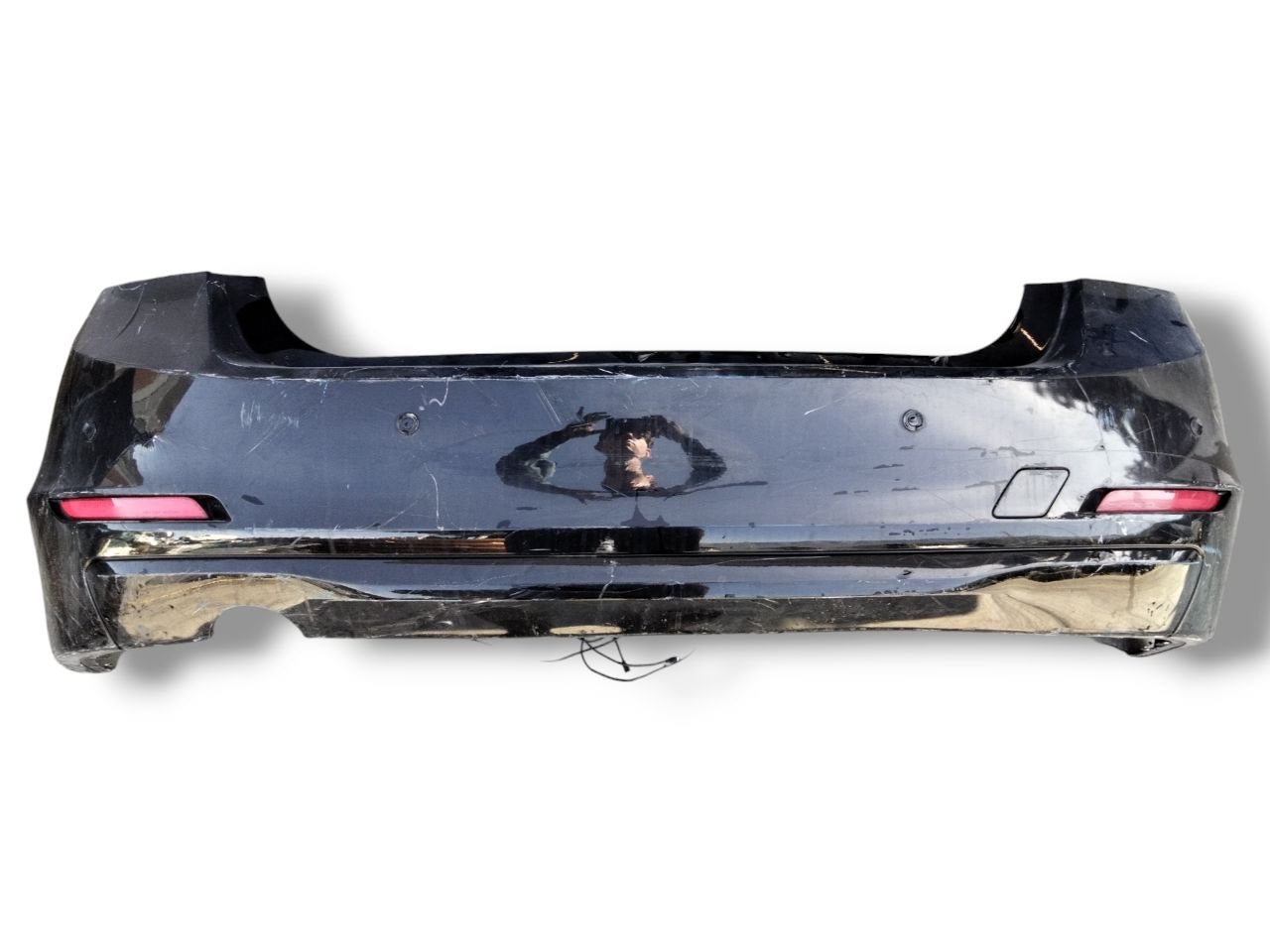 Paraurti Posteriore nero + sensori parcheggio Bmw Serie 3 F30 Berlina (2012-2019)