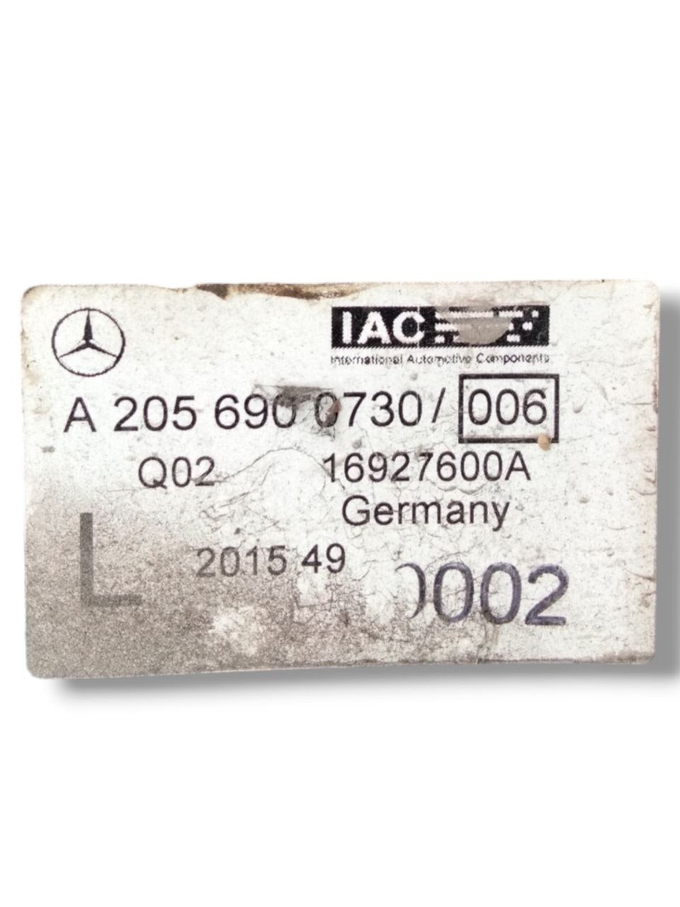 Passaruota/Parasassi posteriore sinistro Mercedes-Benz W205(2014-2021)cod.A2056900730
