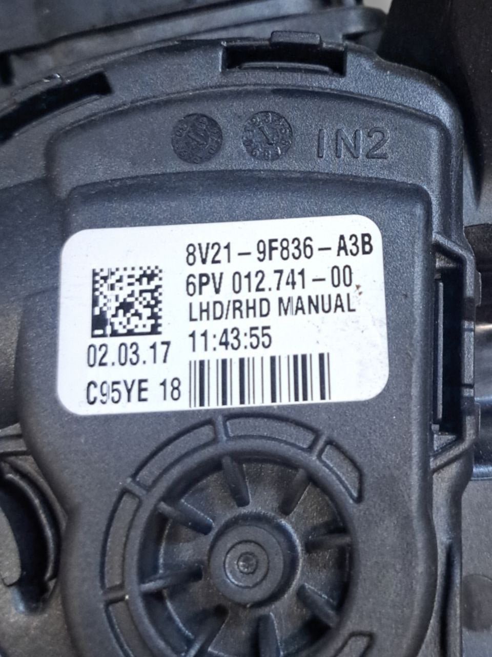 Pedale Acceleratore Ford Ecosport (2012>) COD:8V21-9F836-A3B