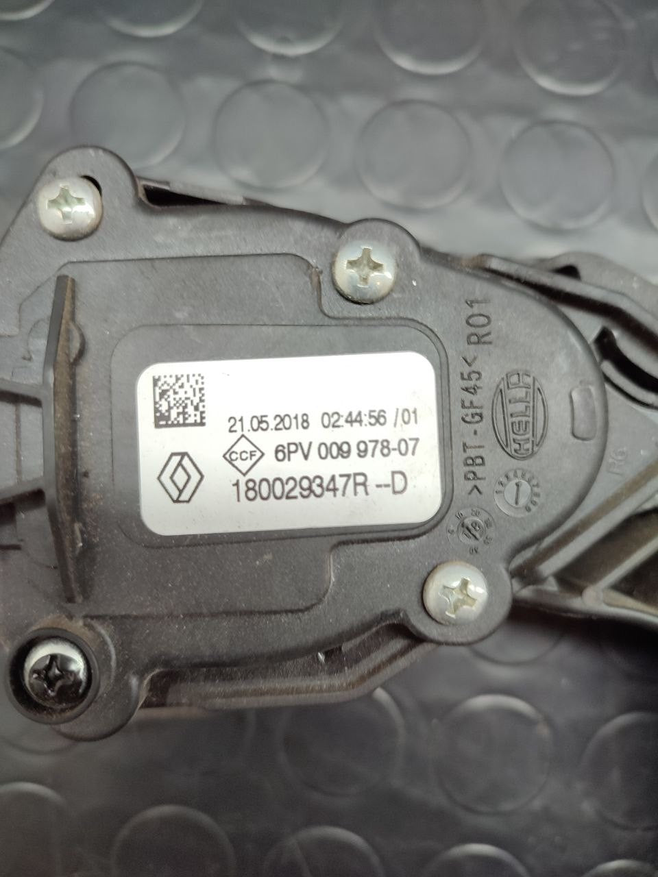 Pedale acceleratore Renault Clio IV cod 180029347r - BIBA-RICAMBI