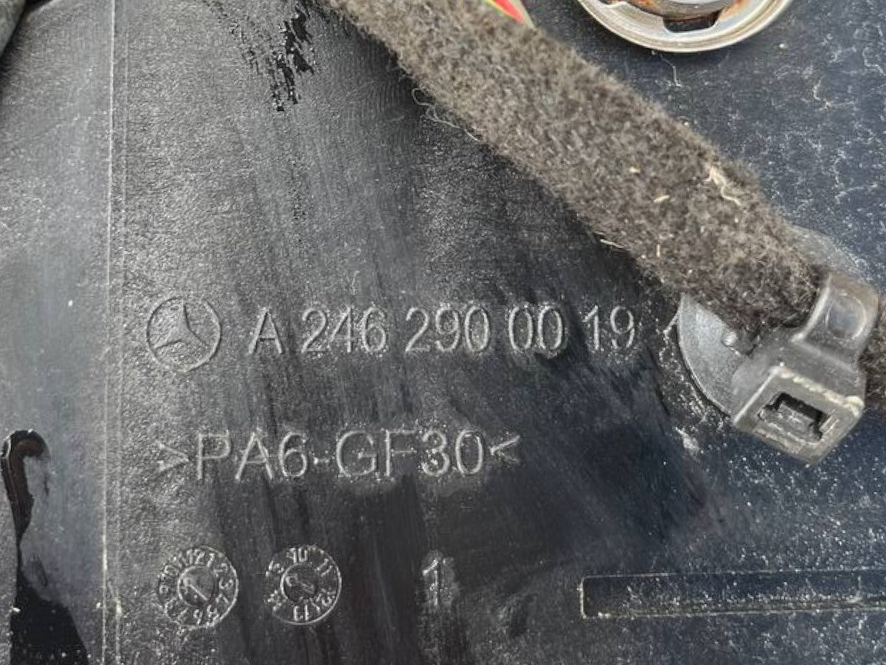 Pedale Freno Mercedes - Benz Classe A W176 1.5 Diesel (2012 al 2018) cod: A2462920208 / A2462900019