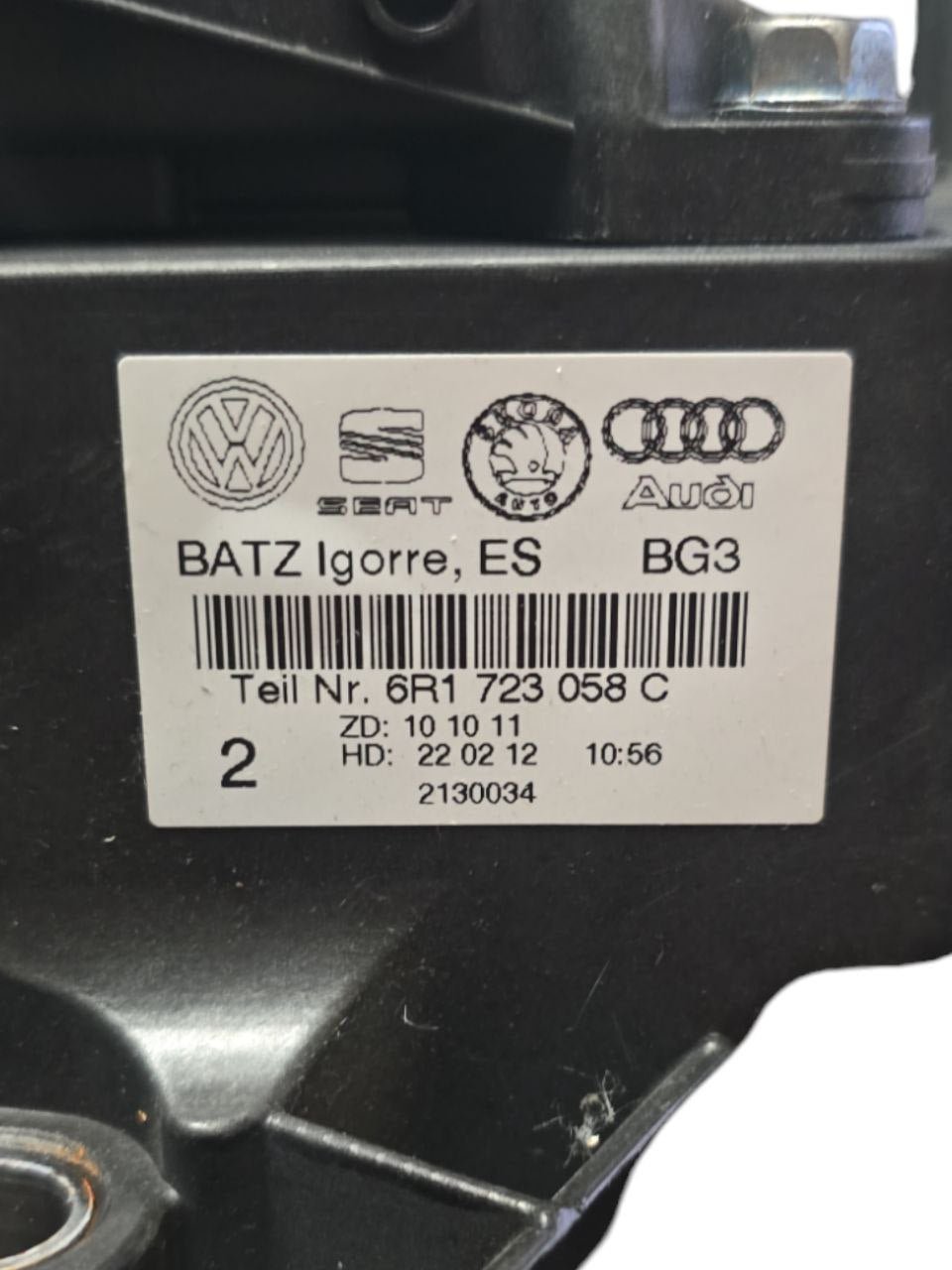 Pedaliera Audi A1 8X 1.6 Diesel (2010-2014) Cod : 6R1723058C