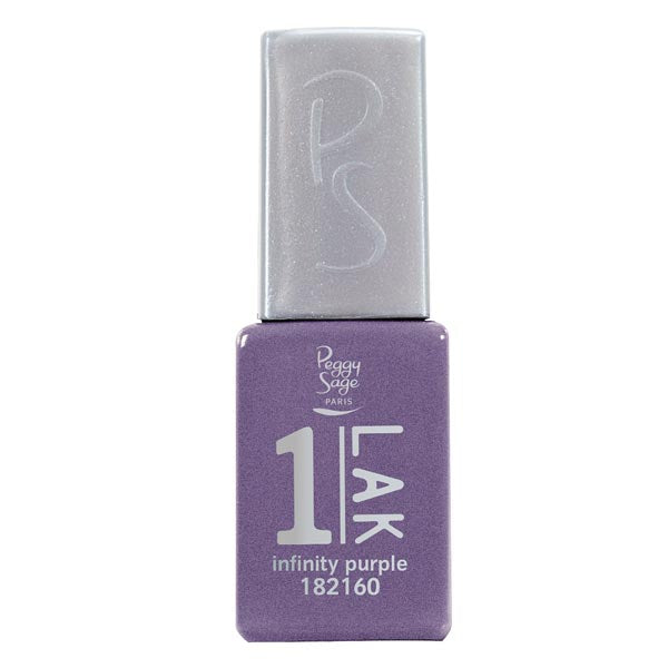 PEGGY SAGE ONE-LAK 1-STEP GEL POLISH INFINITY PURPLE 5 ML