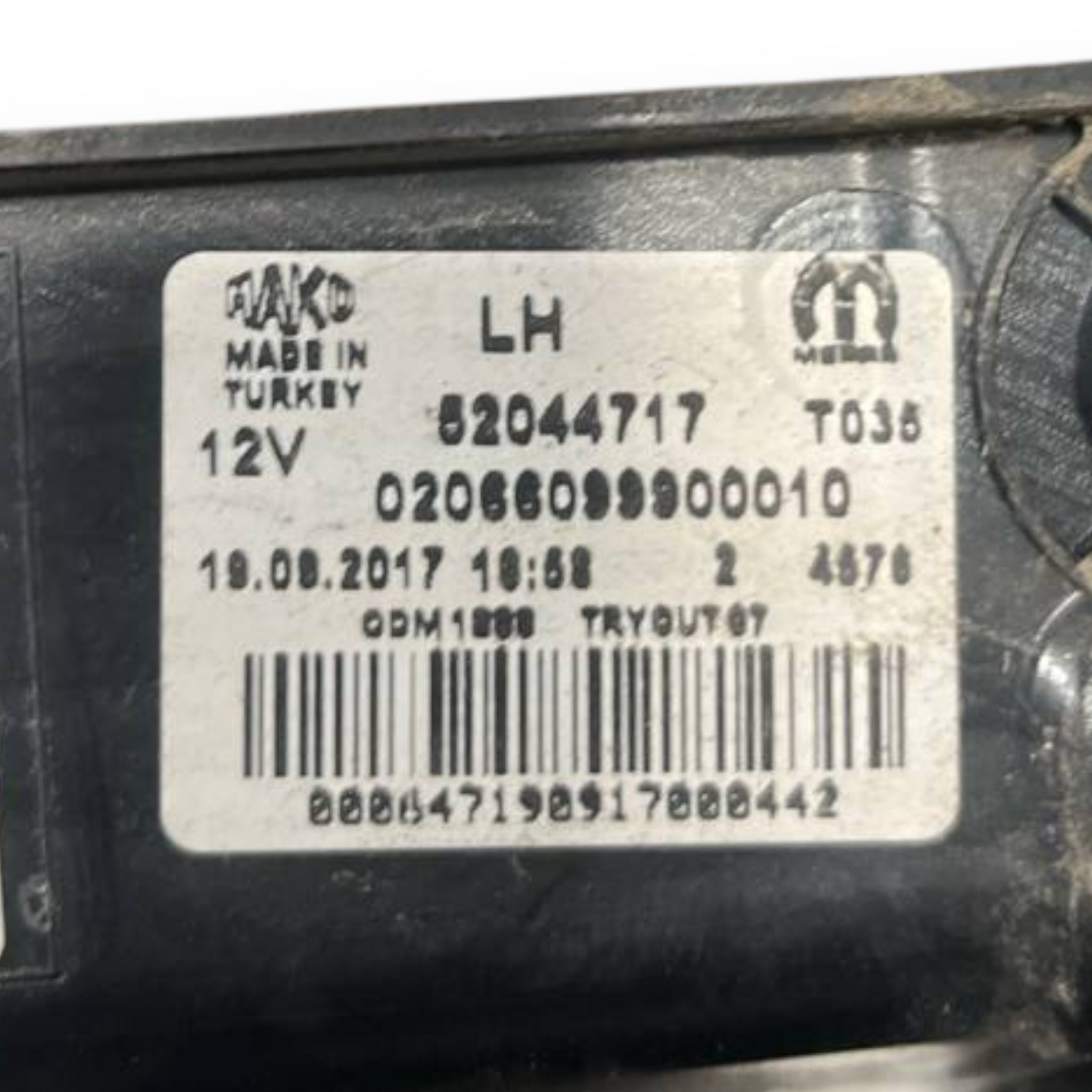 Stop / Fanale Alogeno posteriore sinistro (sx) Fiat Doblò II (2009 al 2022) cod: 52044717