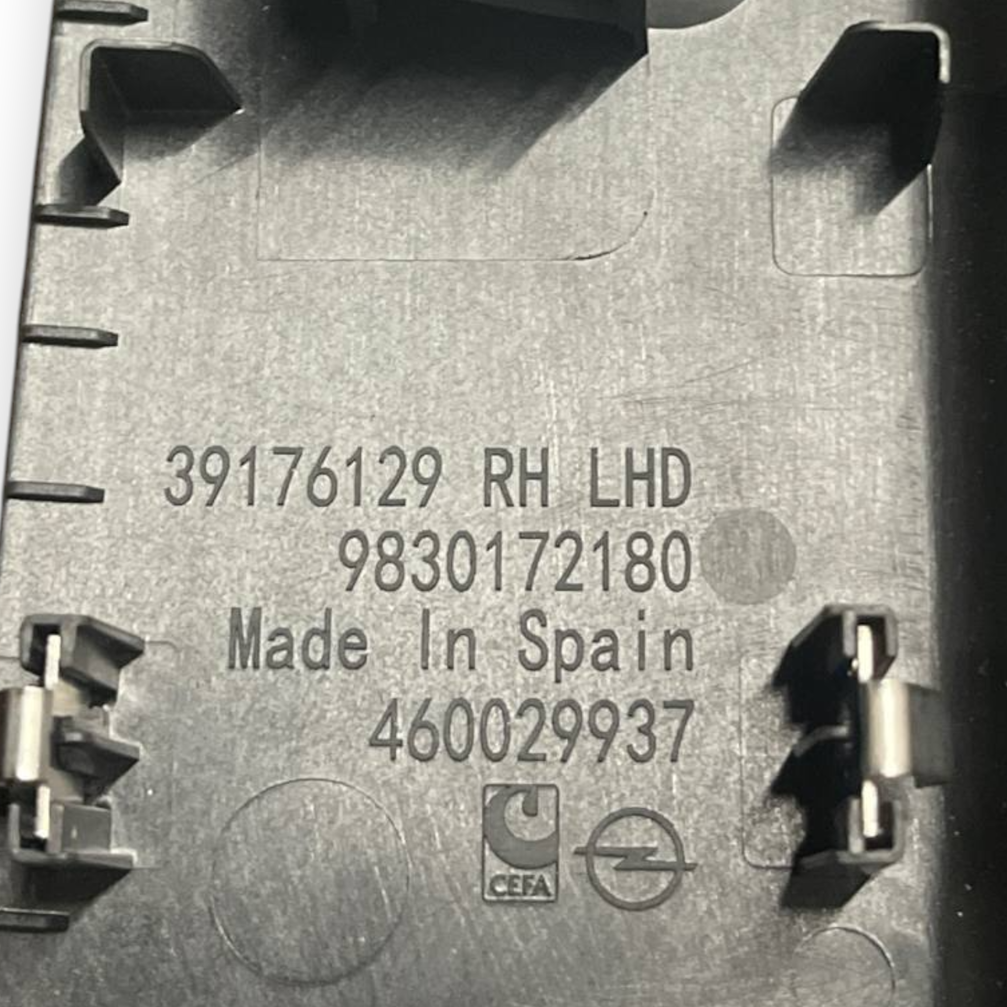 Pulsantiera Alzavetro anteriore destra (dx) Opel Corsa F (2019 -) cod: 39176129