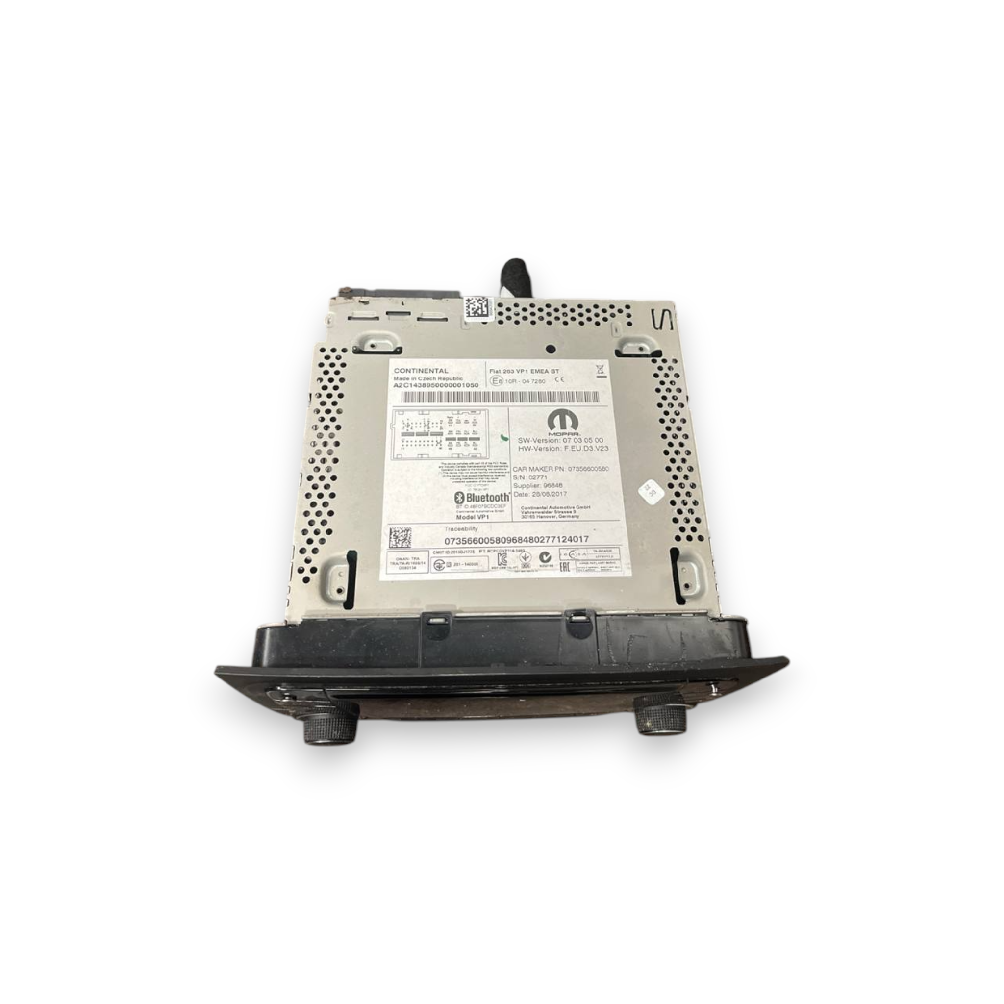 Autoradio / Stereo Fiat Doblò II (2009 al 2022) cod: 07356600580