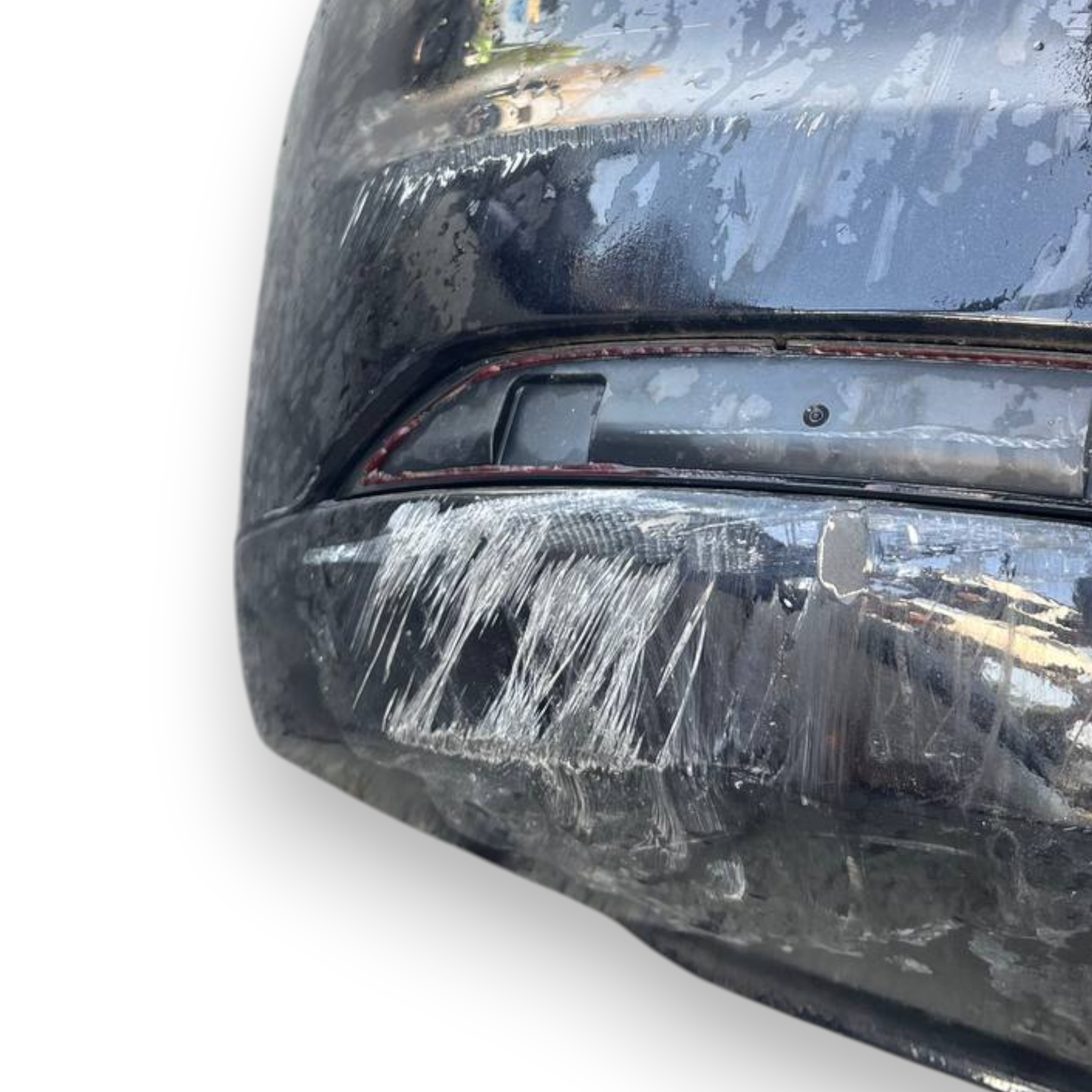Paraurti posteriore Nero Volkswagen Polo V 6R (2009 al 2017) - BIBA-RICAMBI