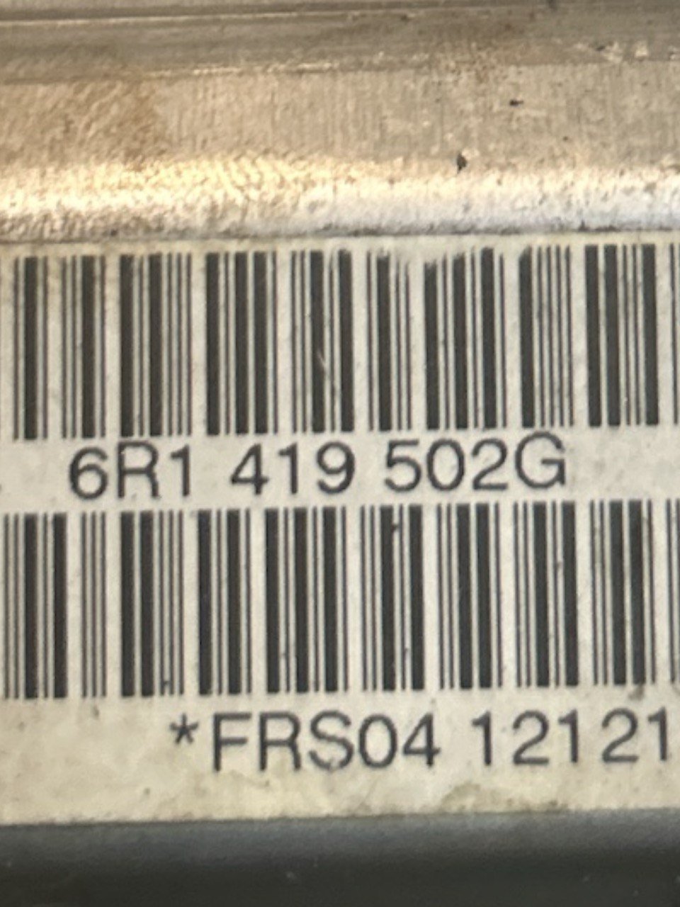 Piantone / Canna Sterzo Audi A1 (8X) (2010 > 2018) cod.6R1419502G