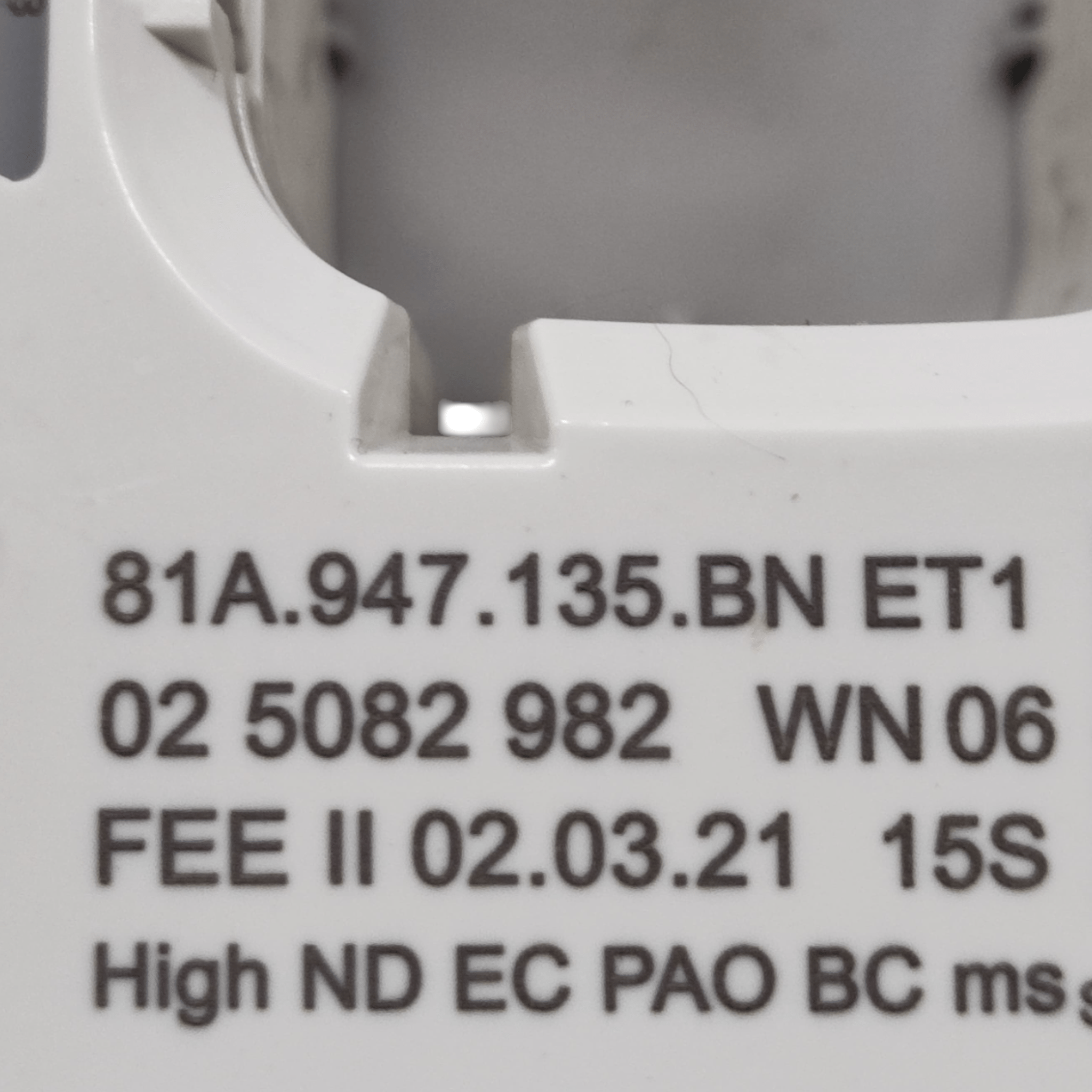 Plafoniera Anteriore Led Audi Q3 F3 COD: 81A947135BN (2018>)